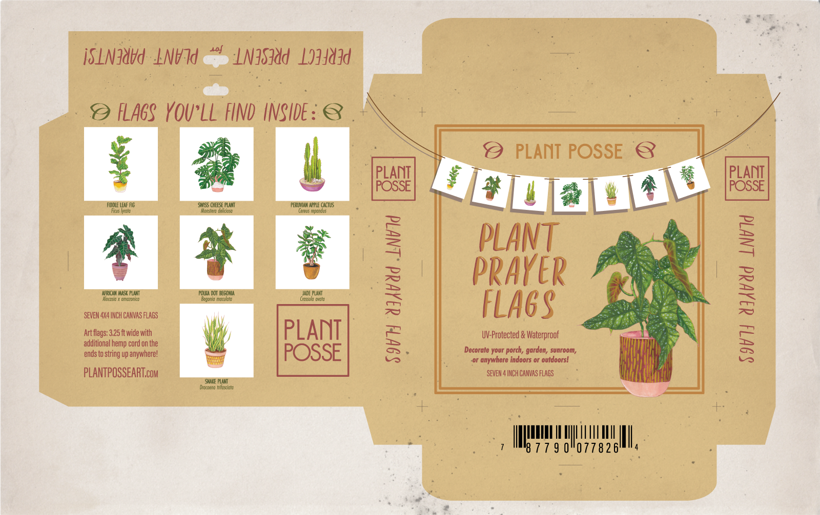 Leon Darling Art & Design Prayer Flags by Plant Posse