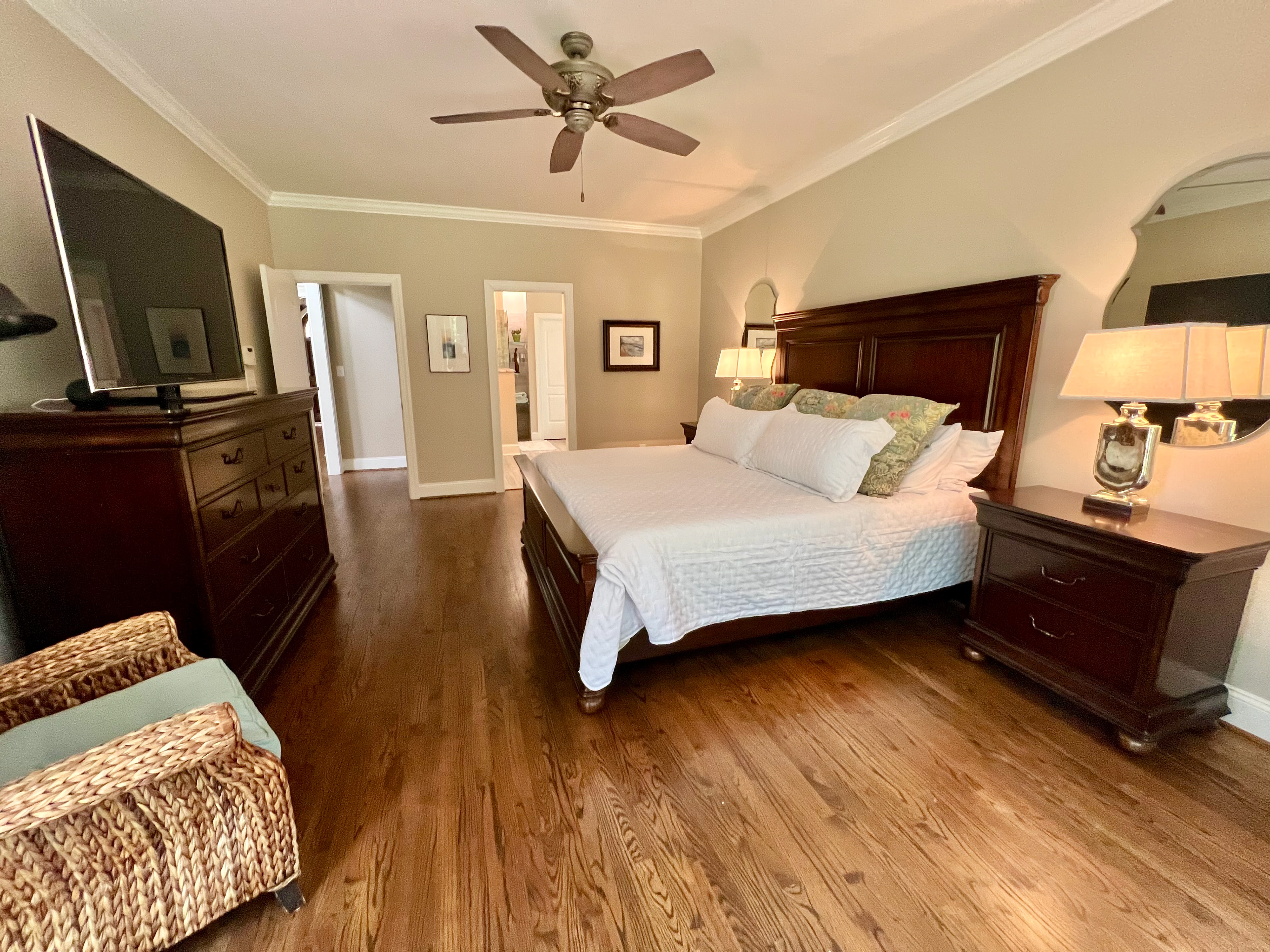 Large primary bedroom