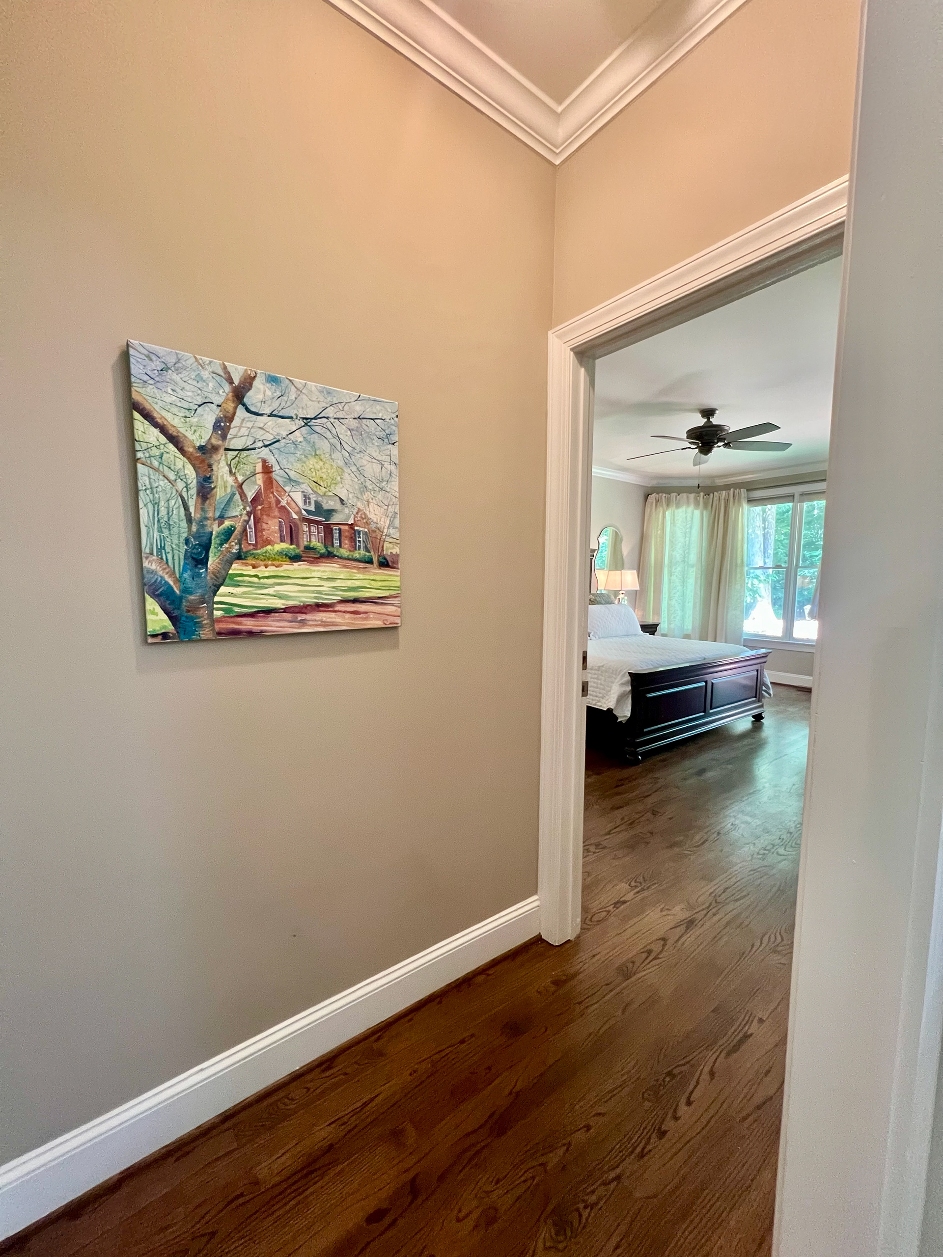 Entry into primary bedroom