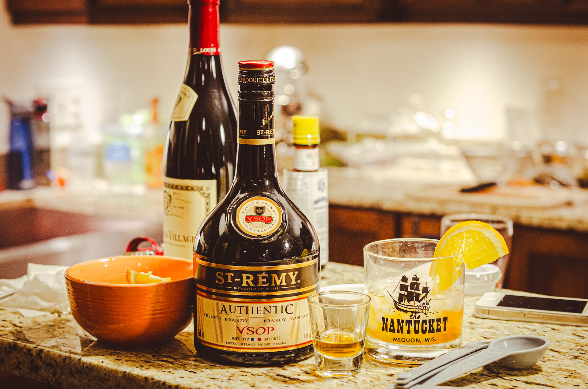 Xmas Eve cocktail display