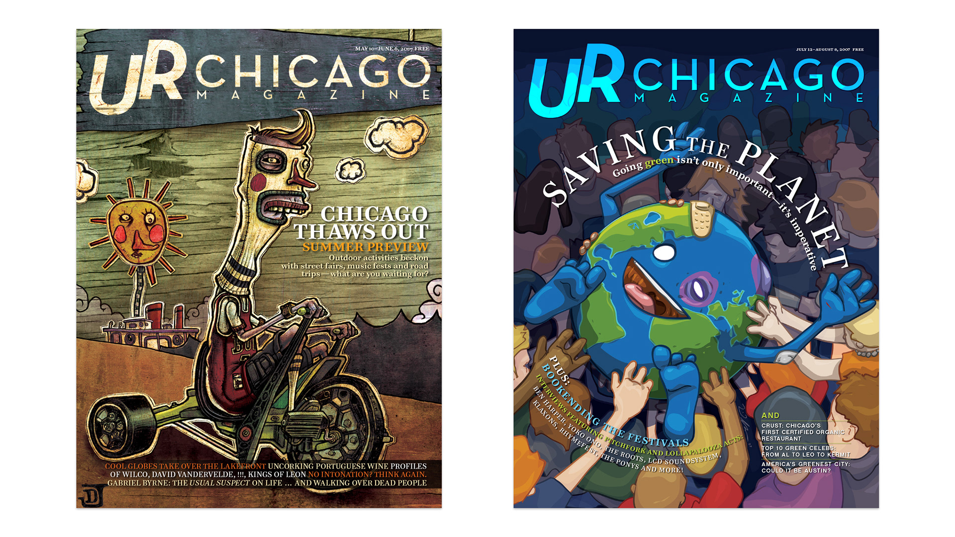 UR Chicago Magazine Covers
