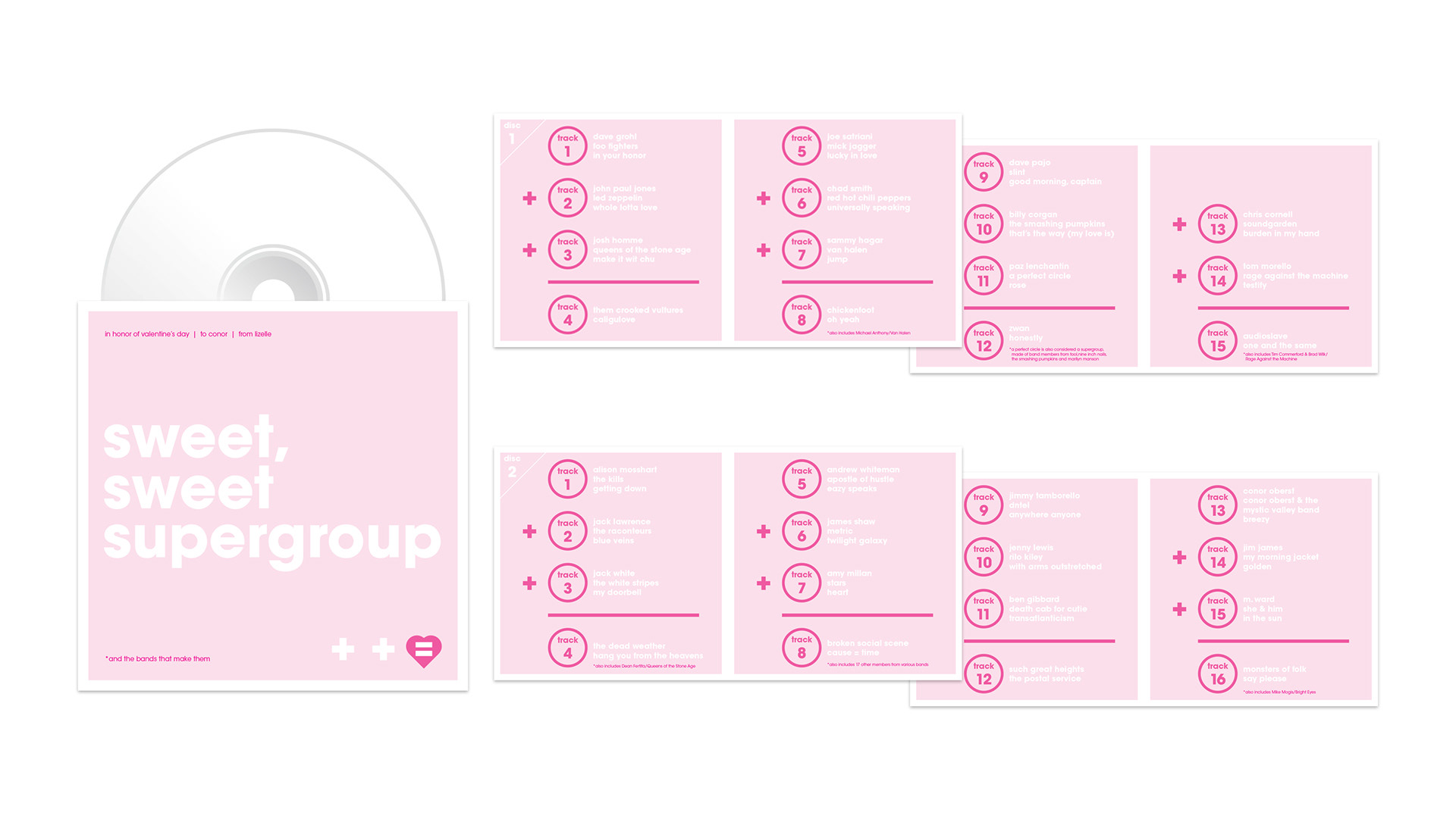 Sweet Sweet Supergroup CD Mix Packaging