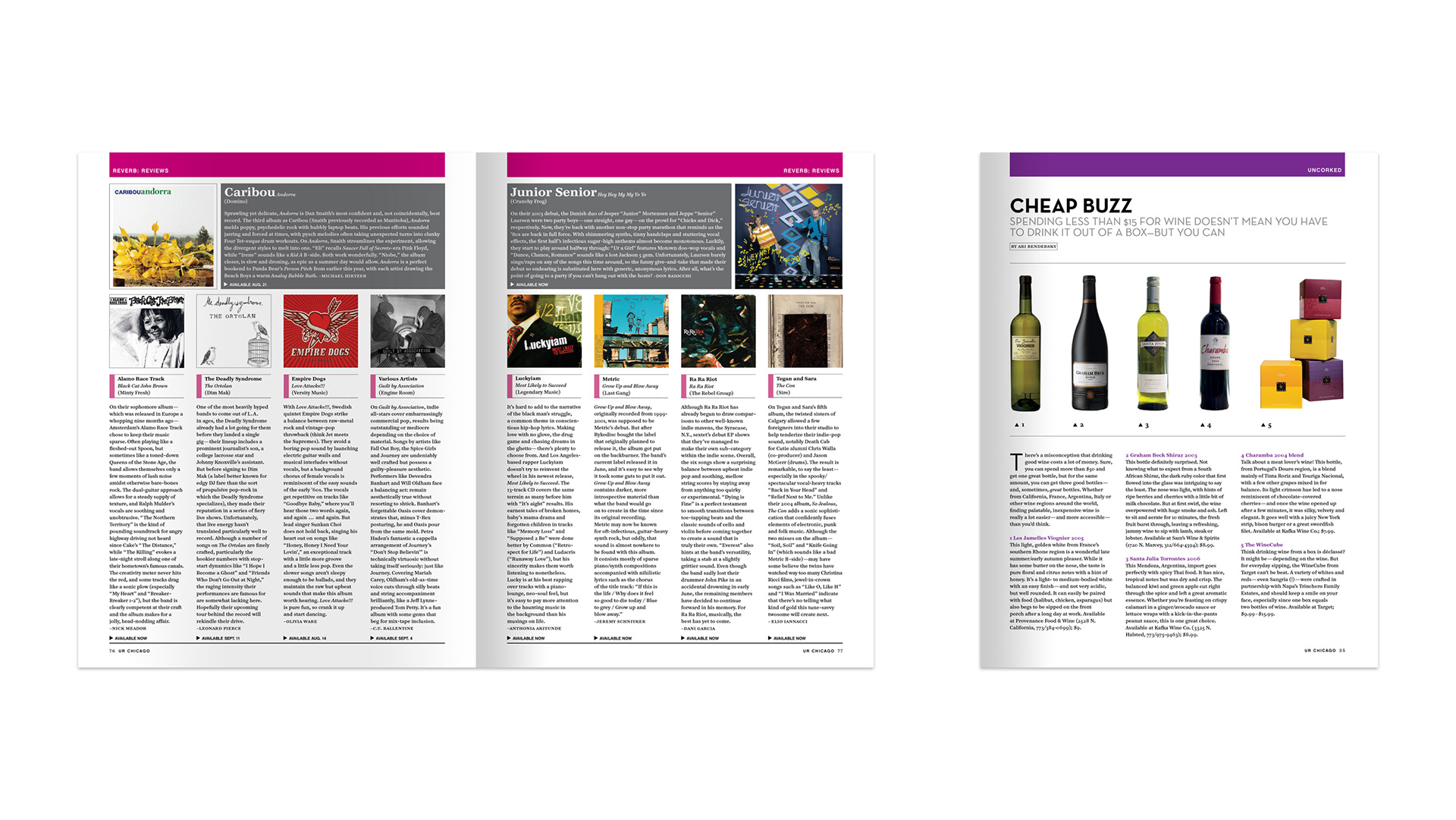 UR Chicago Magazine Spreads