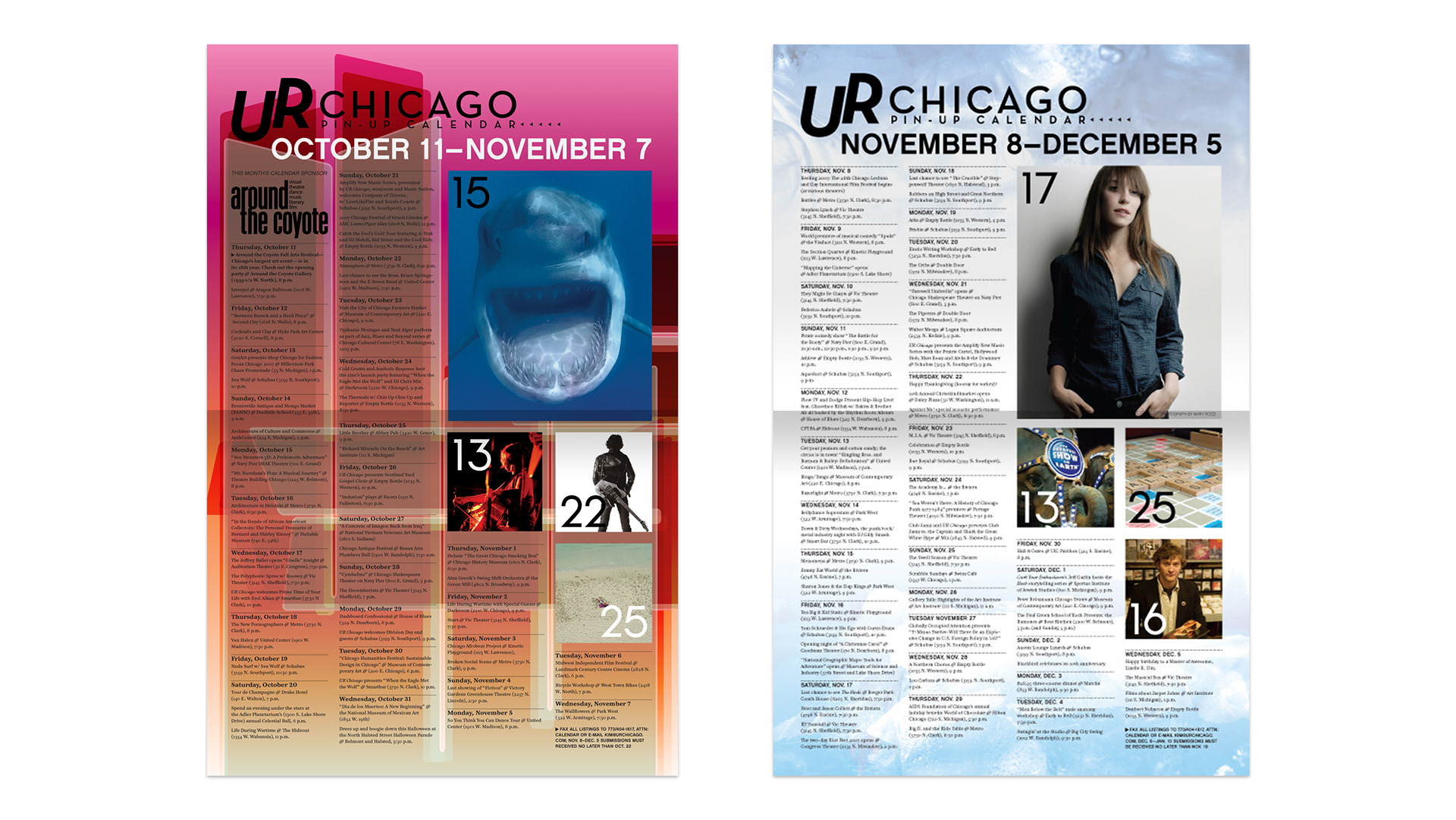 UR Chicago Magazine Pin Up Calendars