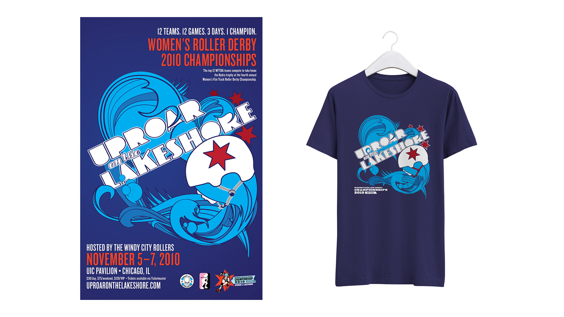 2010 Uproar on the Lakeshore Tournament Poster and Merch