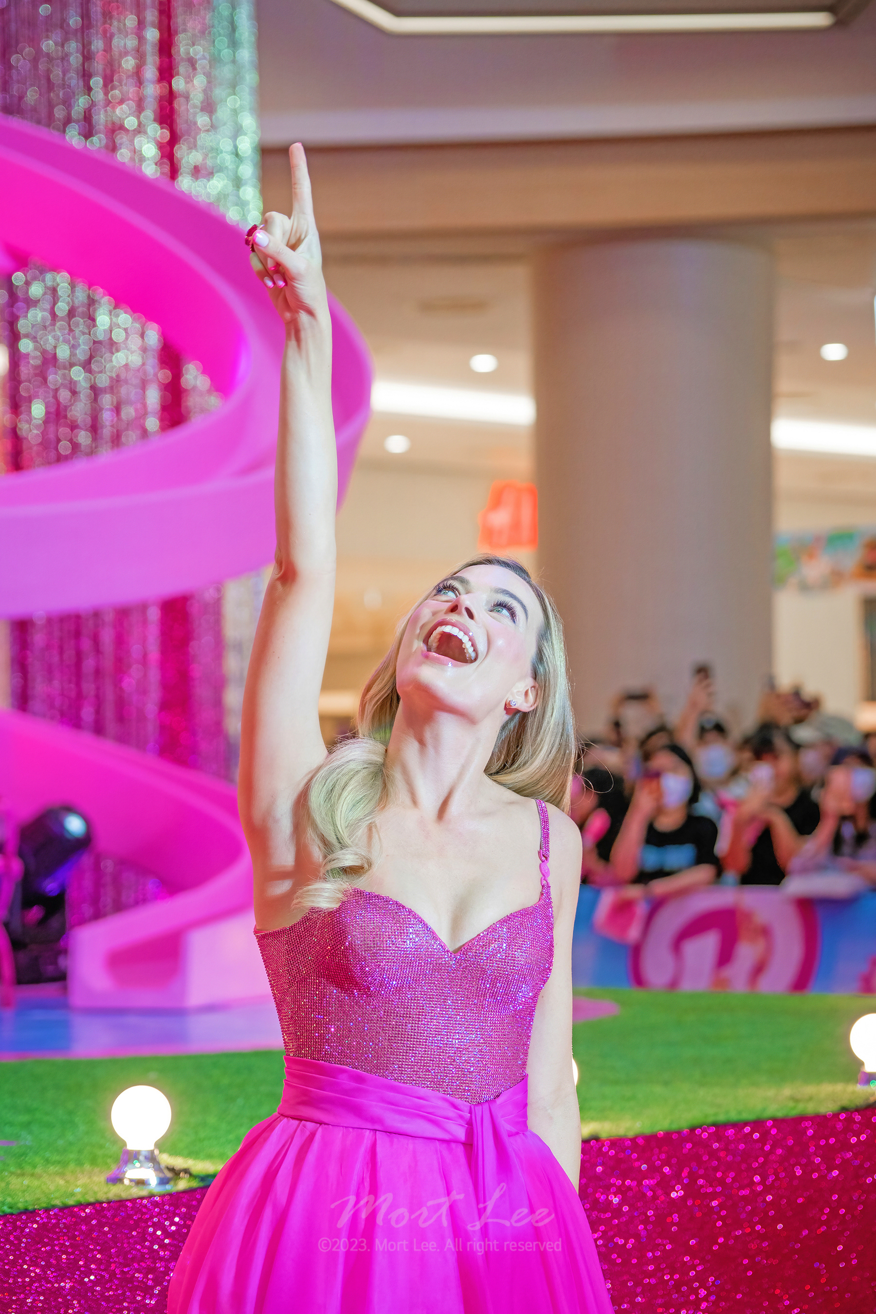 Margot Robbie.2023.Times Square,Seoul
