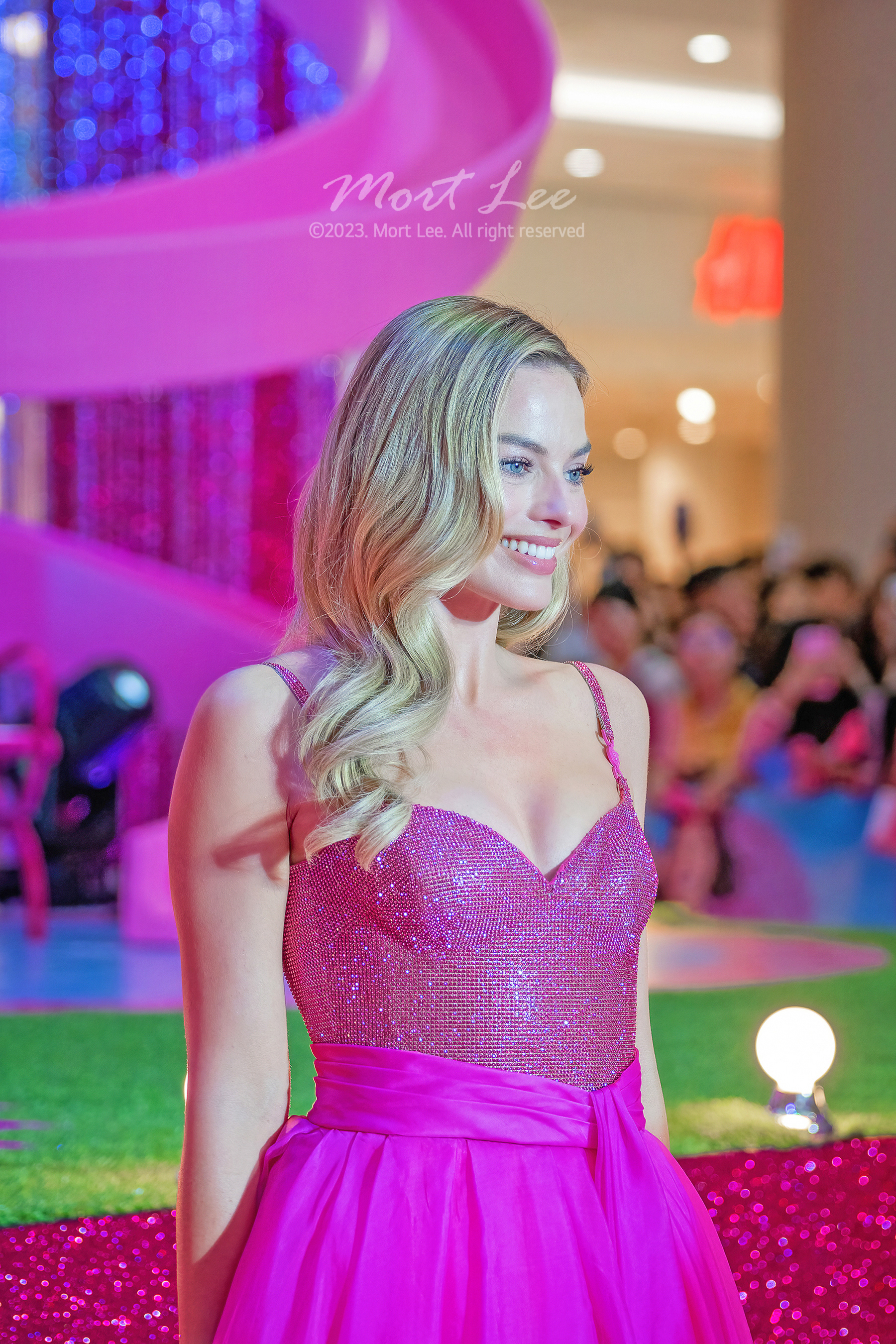 Margot Robbie.2023.Times Square,Seoul