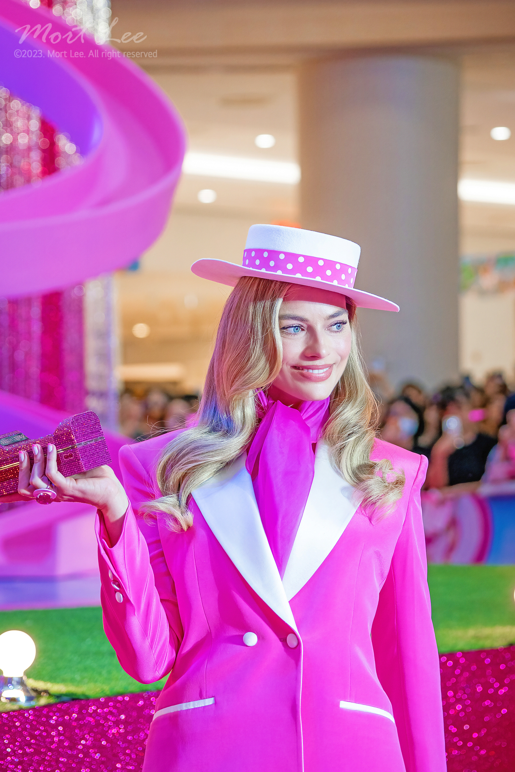 Margot Robbie.2023.Times Square,Seoul
