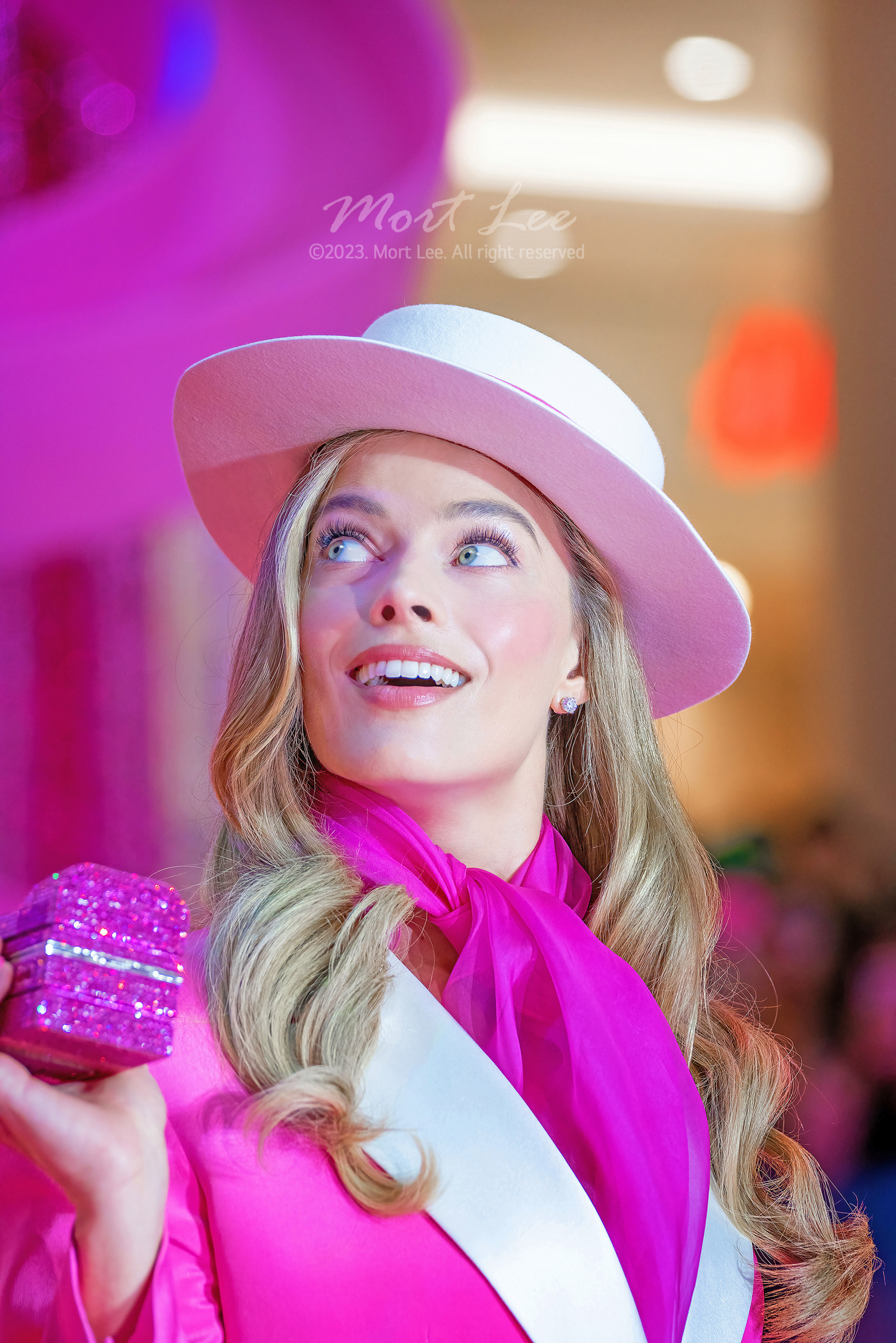 Margot Robbie.2023.Times Square,Seoul