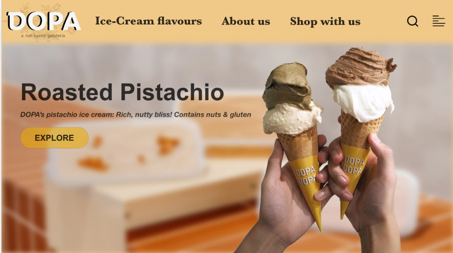 Created website using Canva