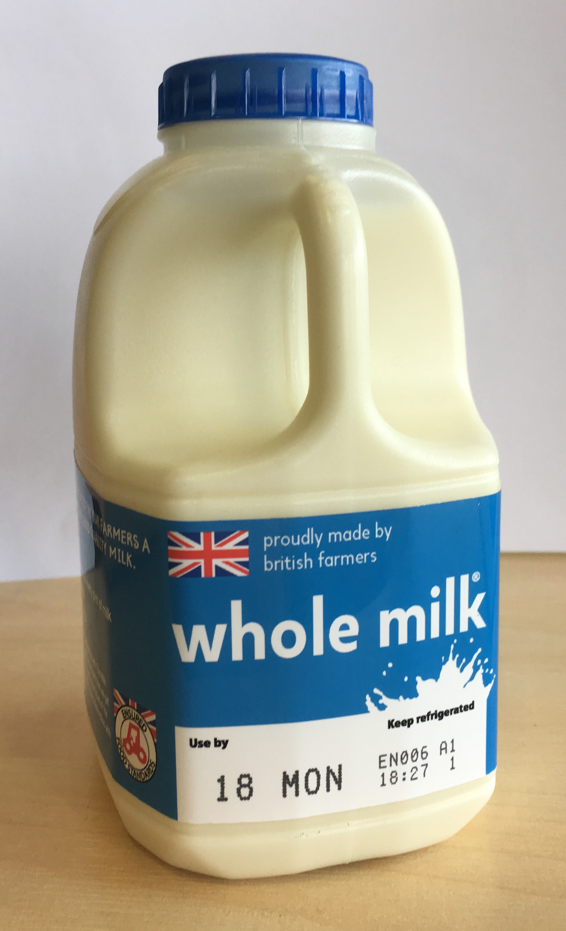 Packaging Label Milk
