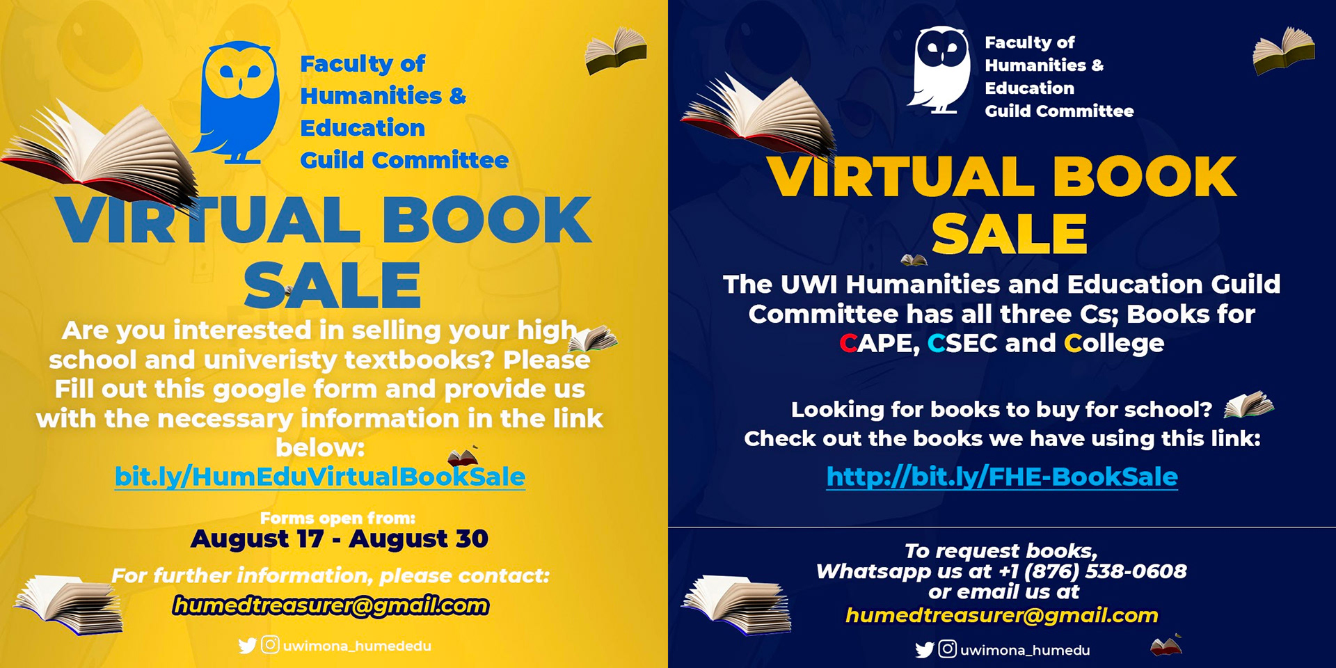 Virtual Book Sale