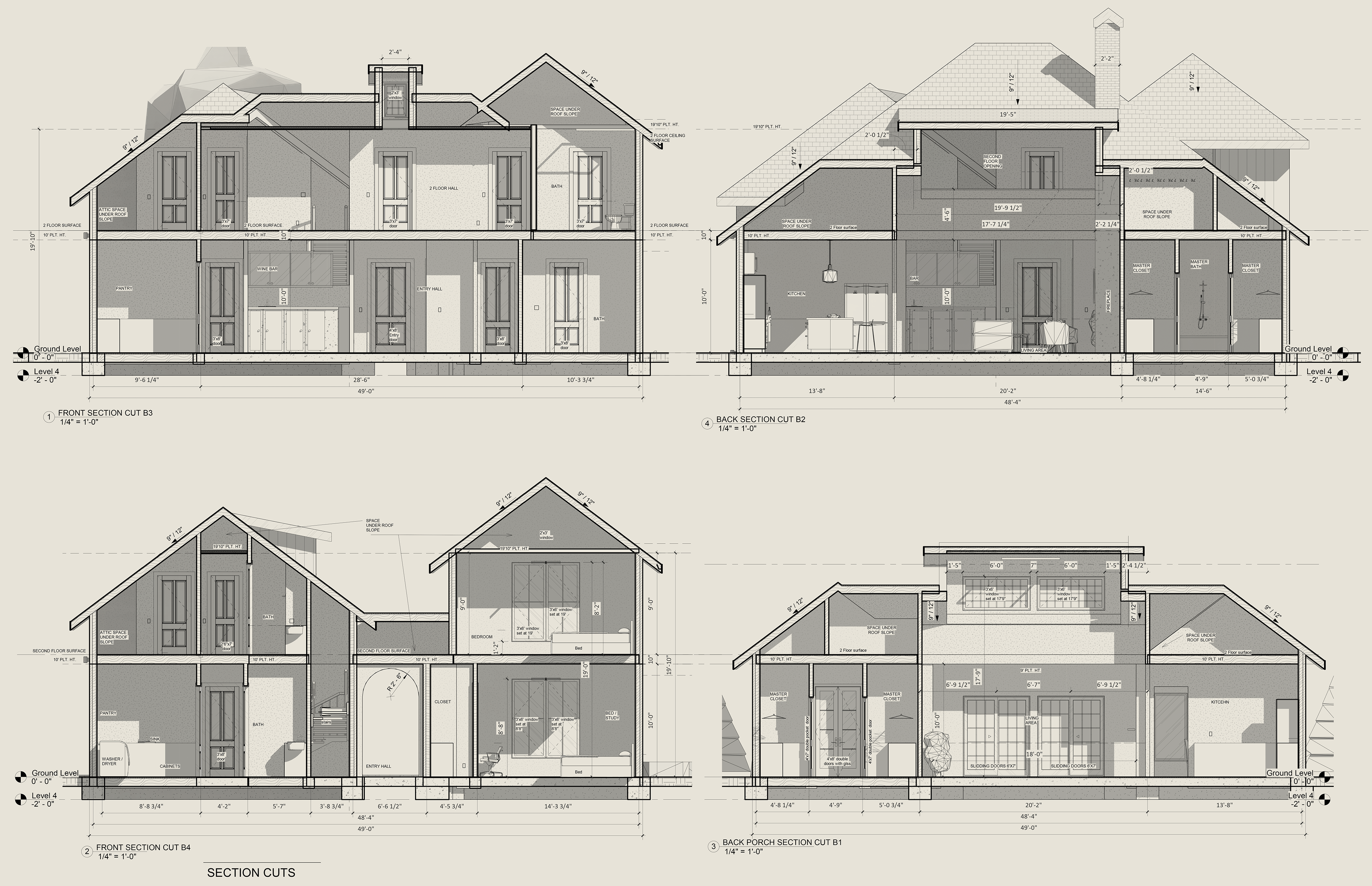 Section cuts