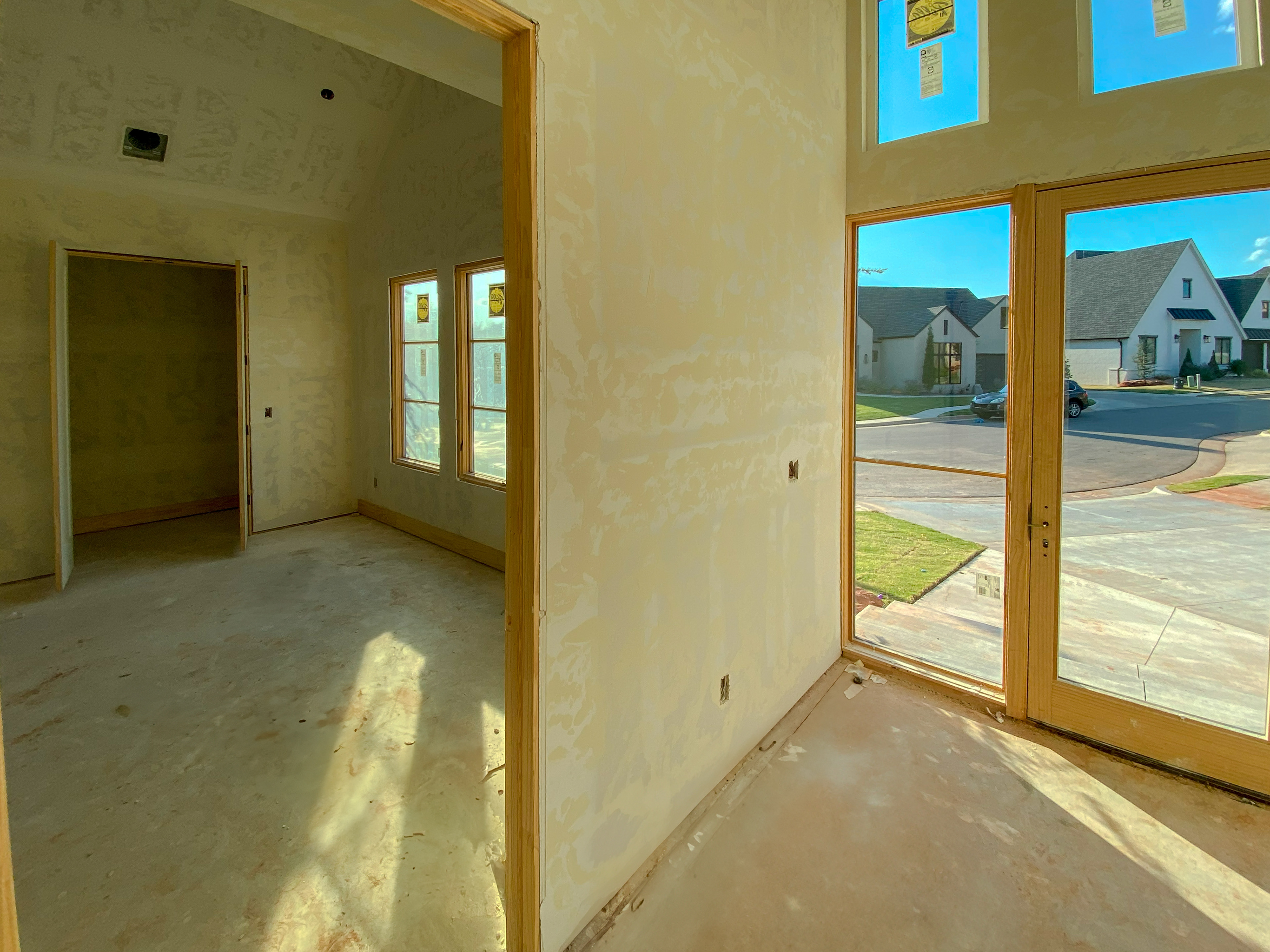 View outside from the entry hall