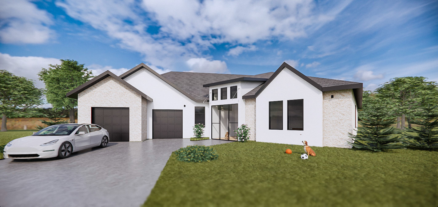 FRONT EXTERIOR 3D VISUALISATION