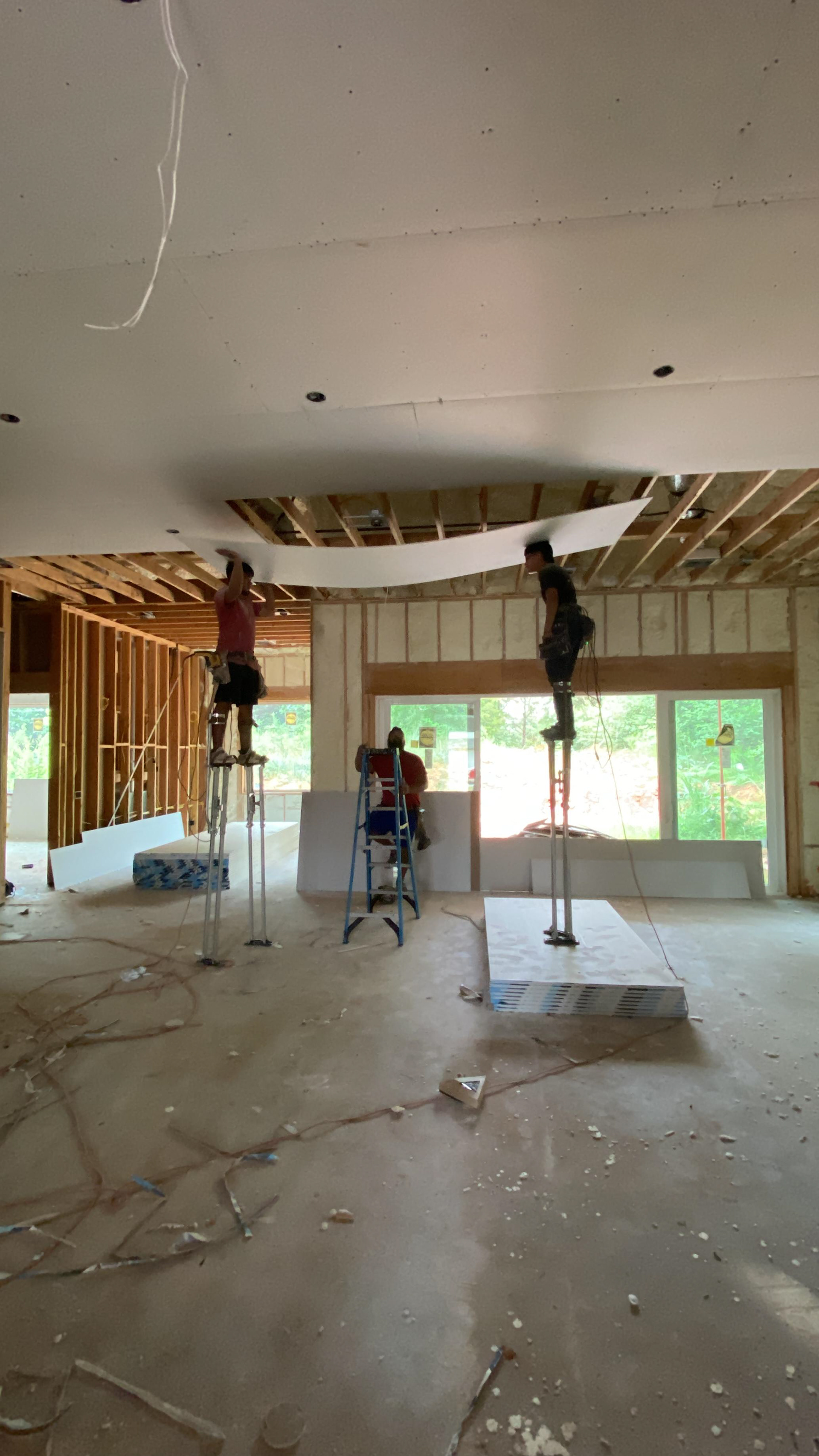 Sheetrock installation