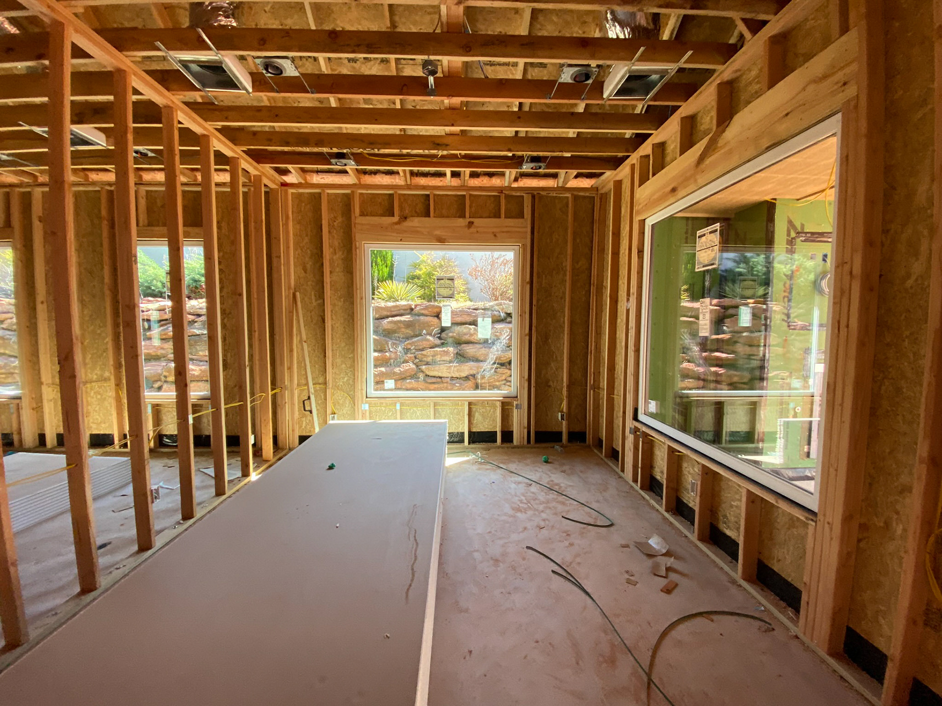 Dinning area, view from living area