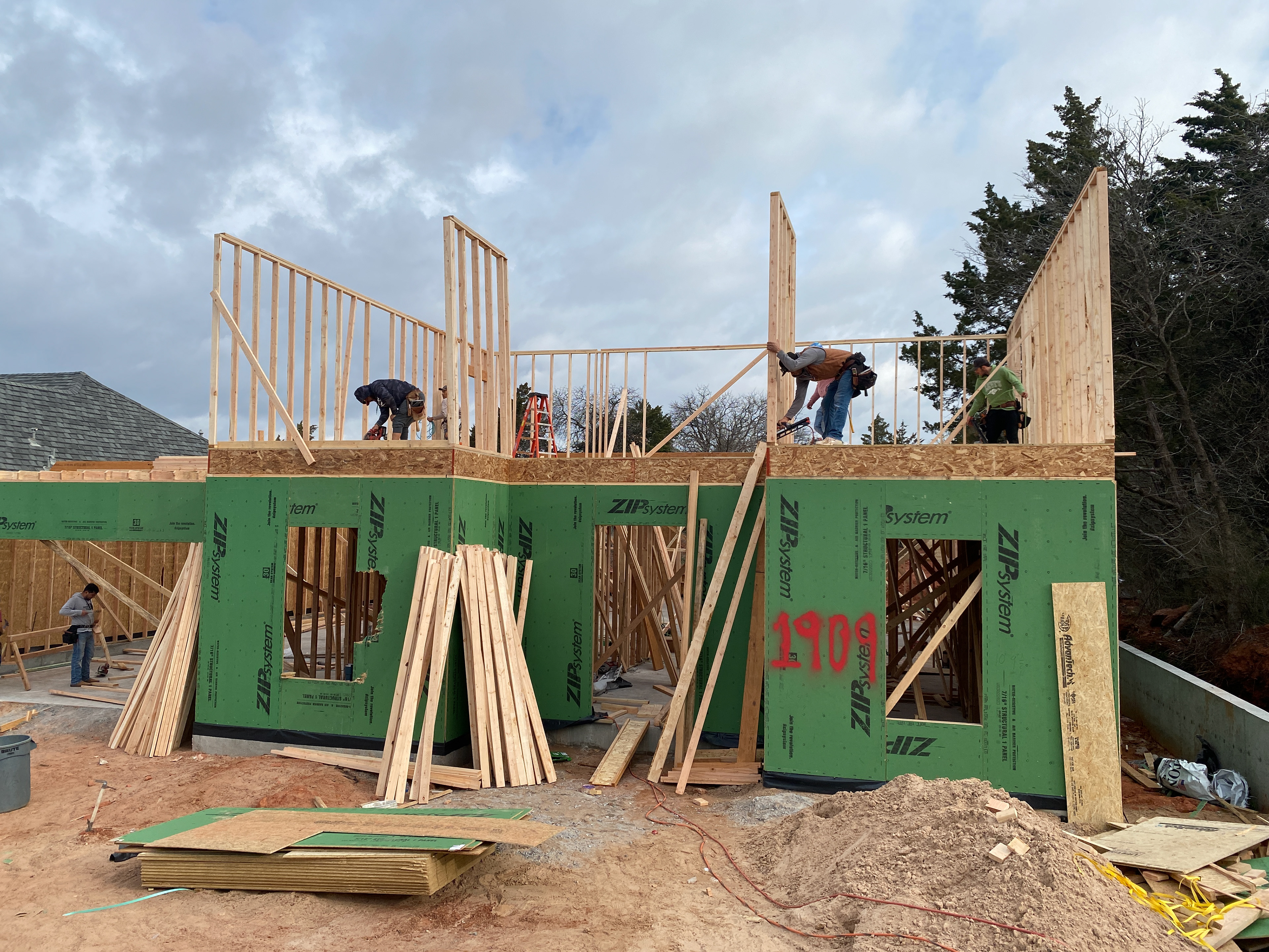 Starting the 2 floor framing