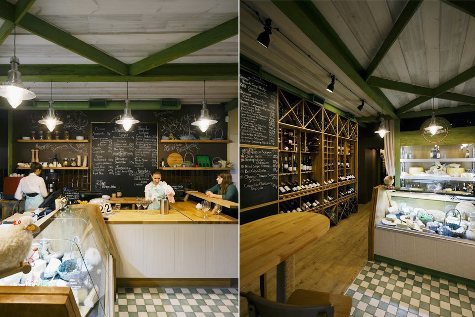 Main cheese showcases - fridges
