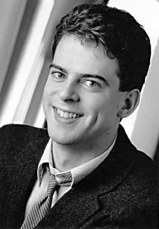 As an art director in 1989. Photo by Steve Bloch.