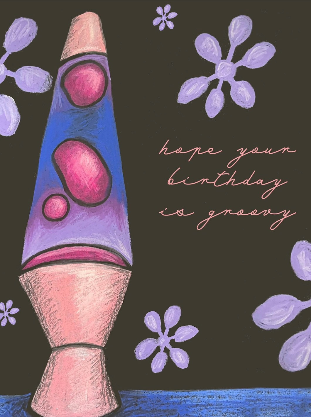 Lava Lamp Greeting Card / Kerry Quinn Callahan / Artist / Pittsburgh