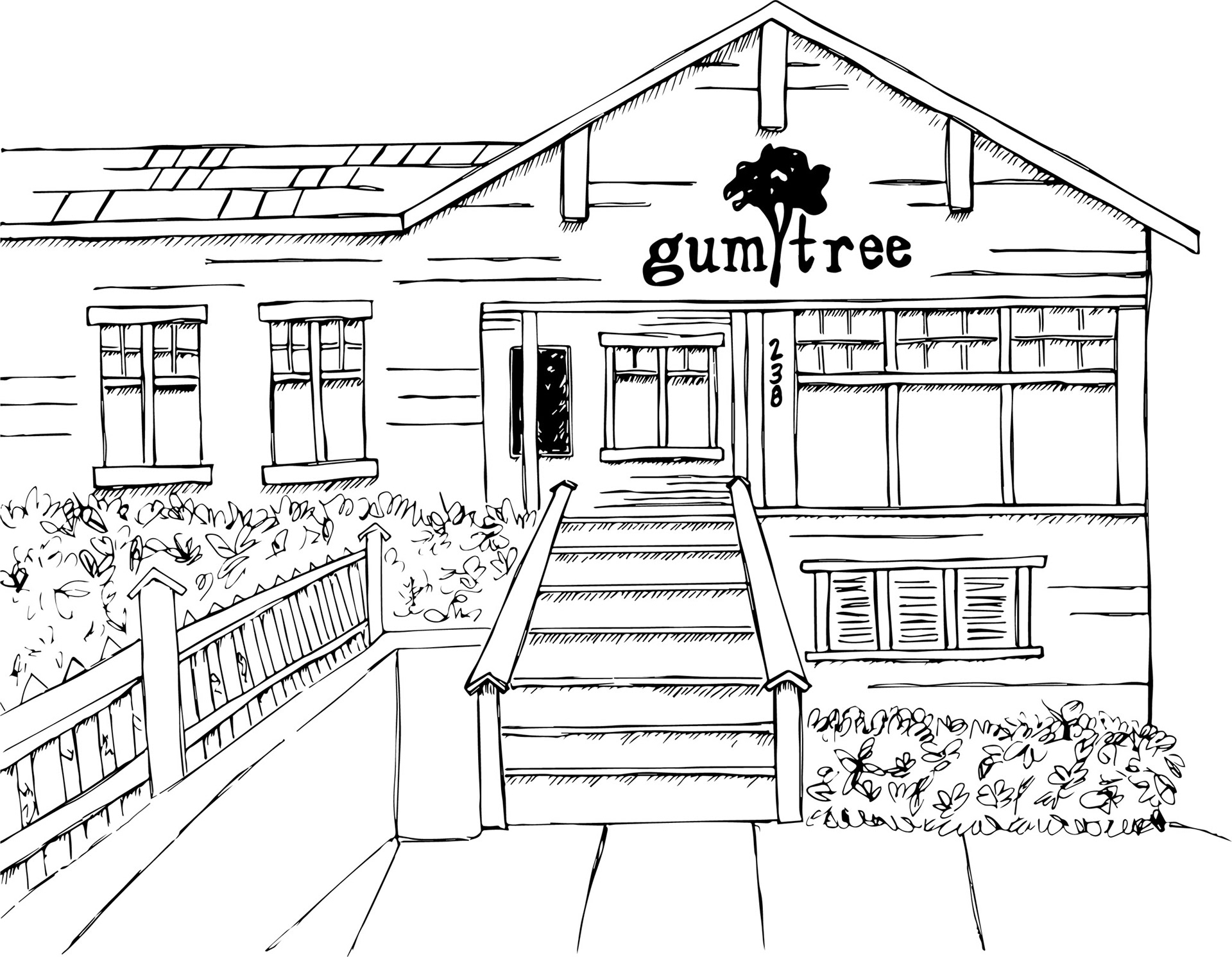 House Illustration  / Kerry Quinn Callahan / Artist / Pittsburgh