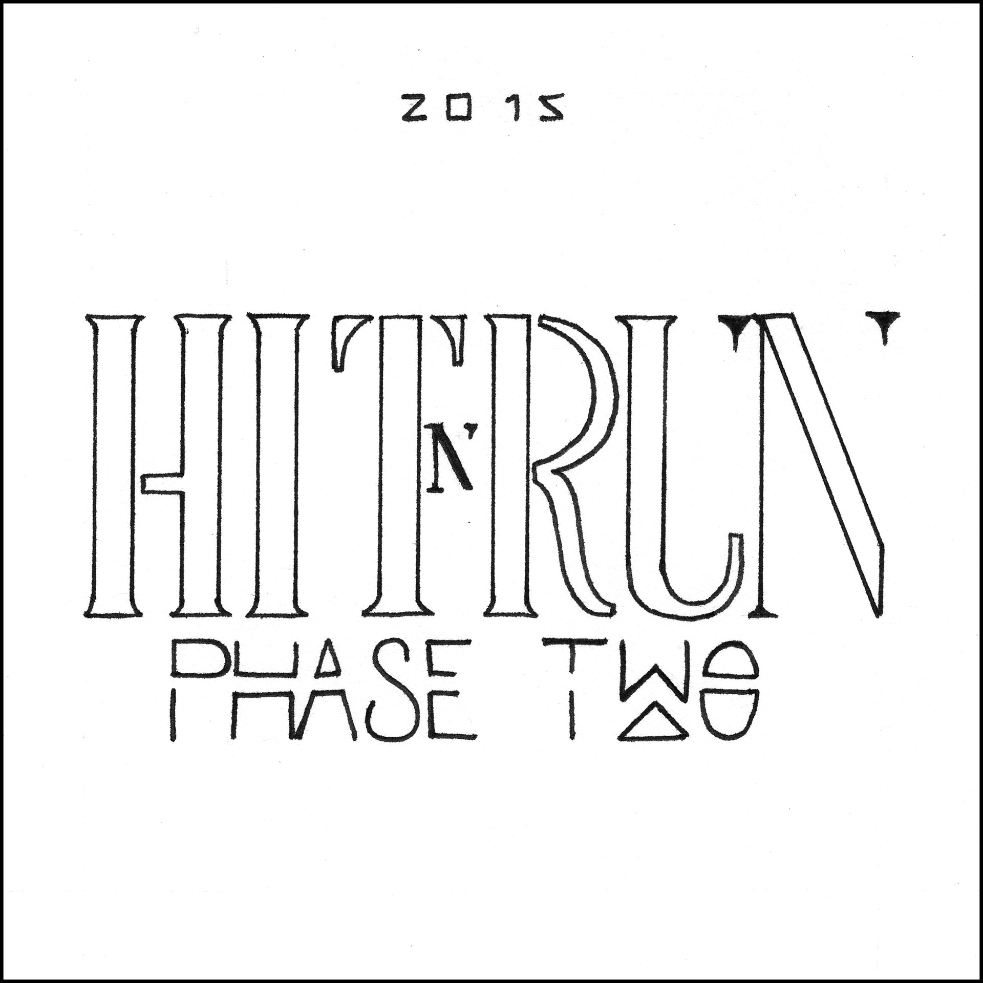 Hit N' Run: Phase 2 - 5"x5" - Ink on Paper