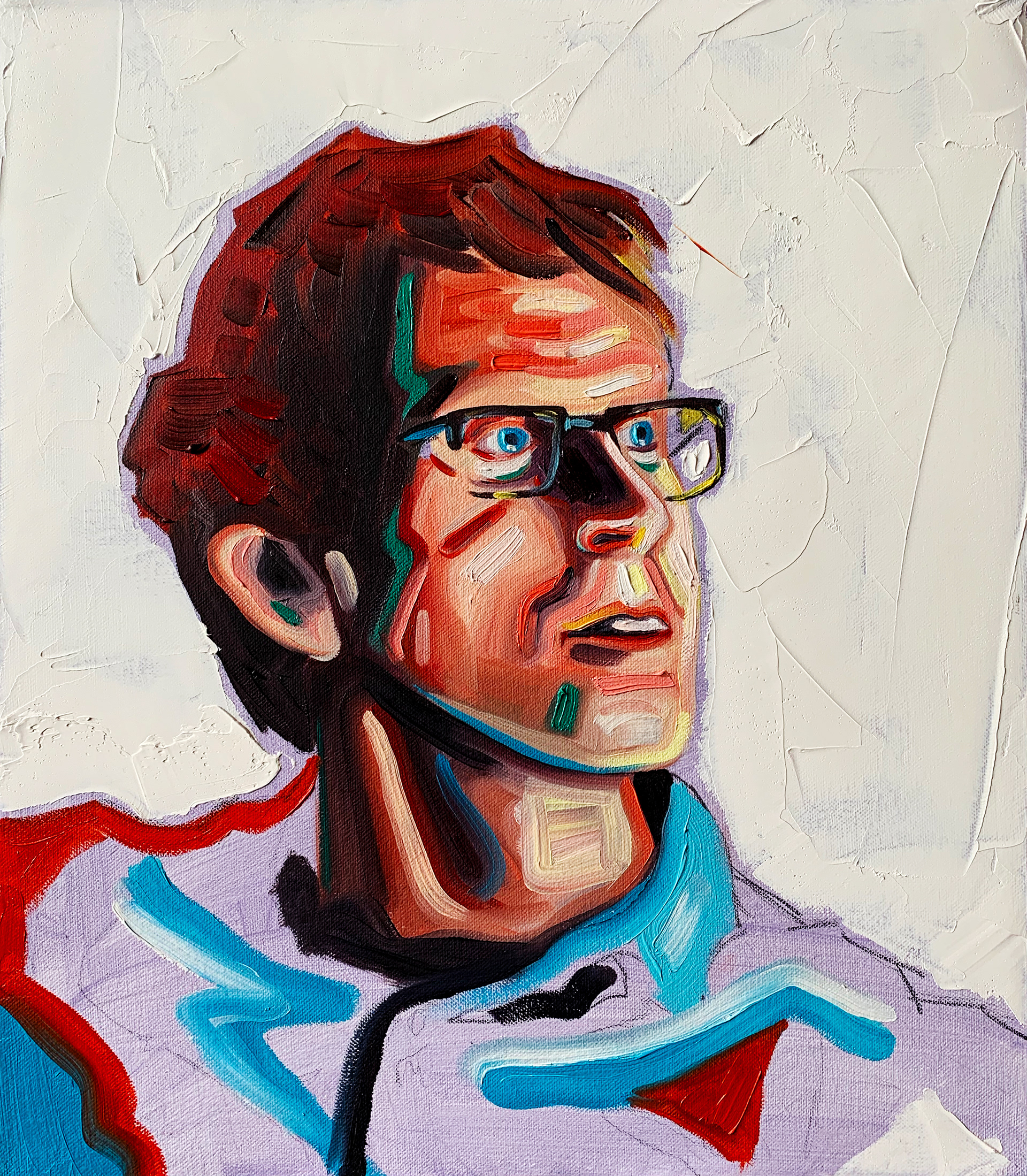 Nick #1 - 15"x17" - Oil on Canvas