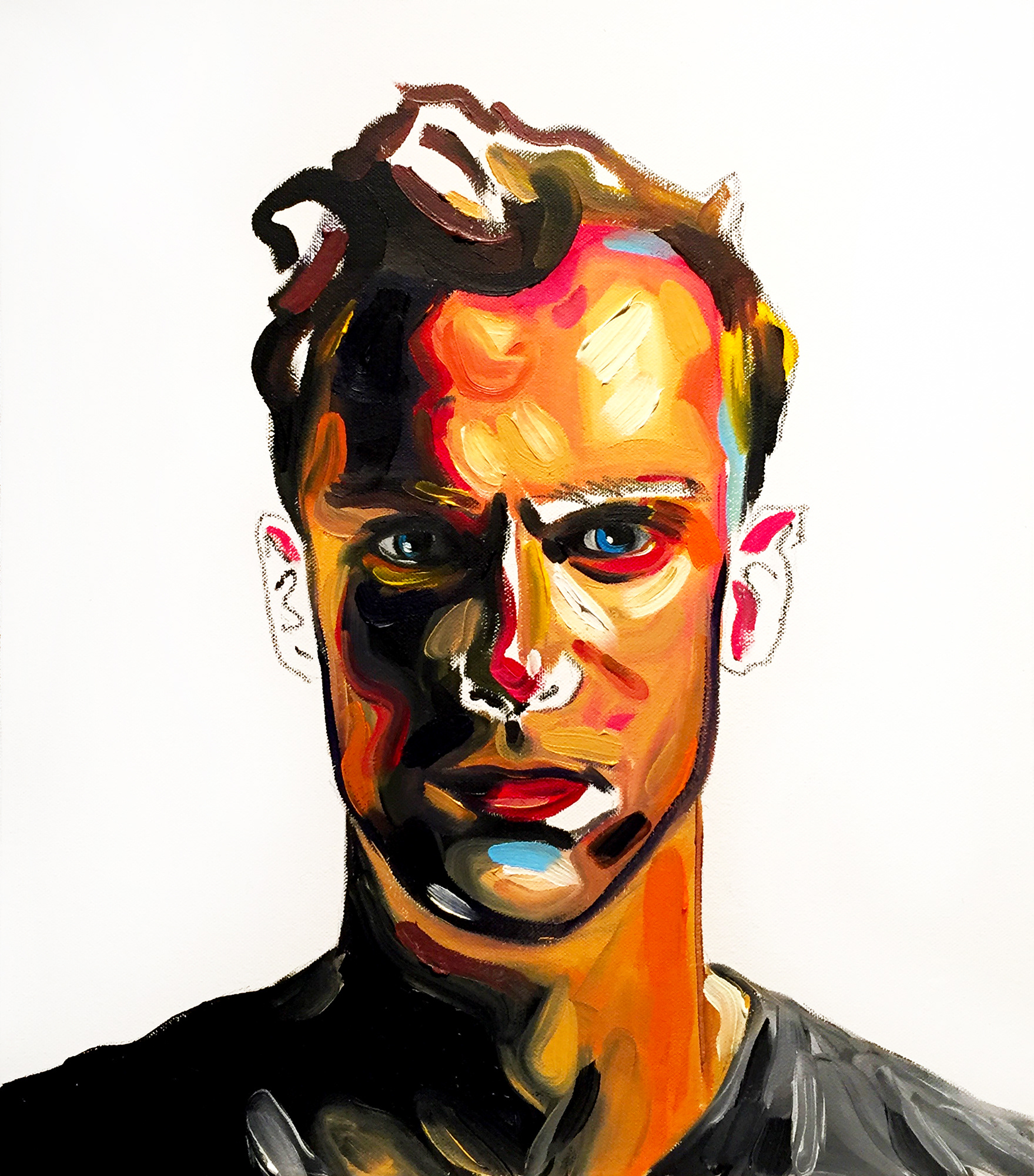 Obfuscation #10 - 15"x17" - Oil on Canvas - SOLD