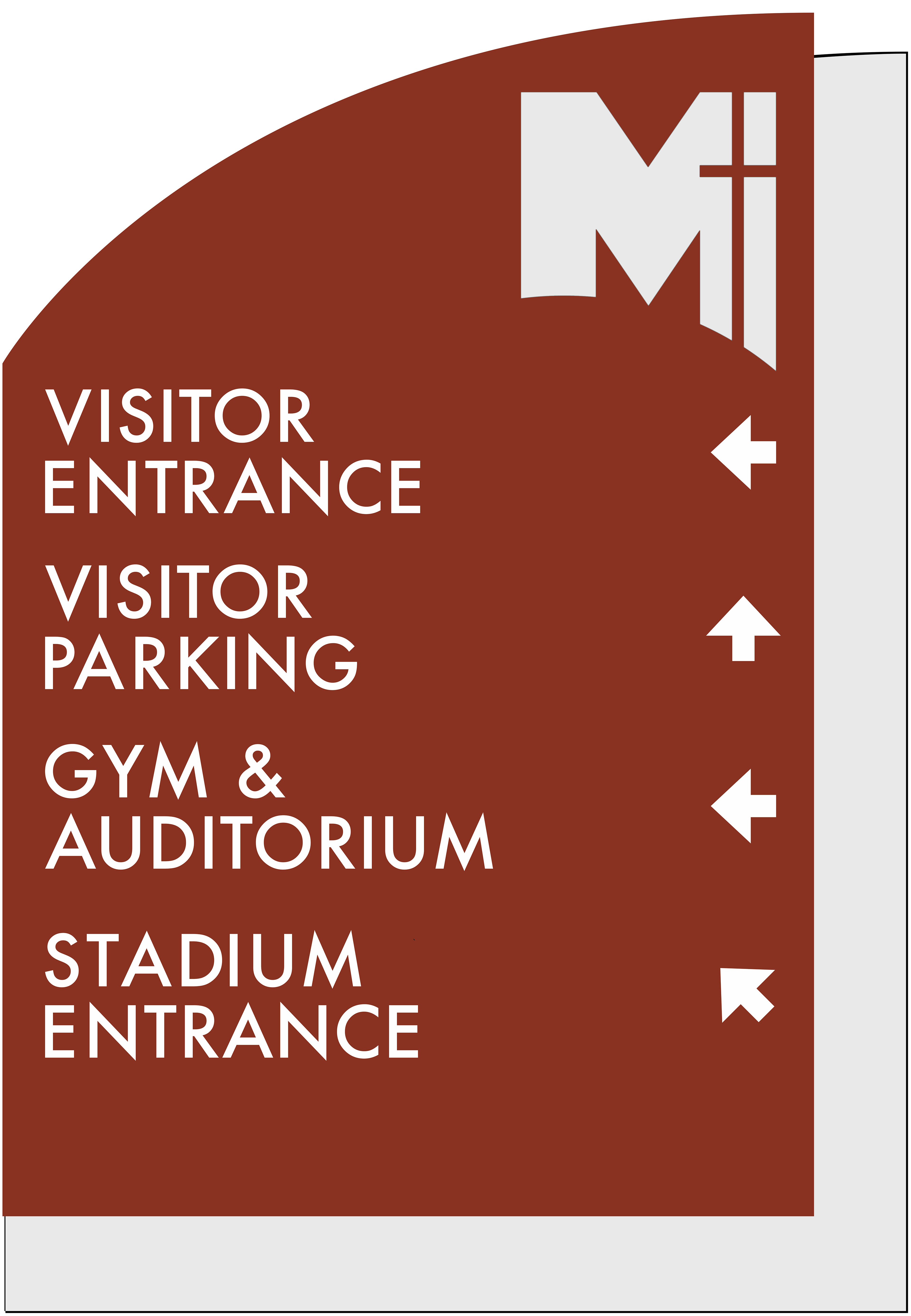 Wayfinding Signage - Front
