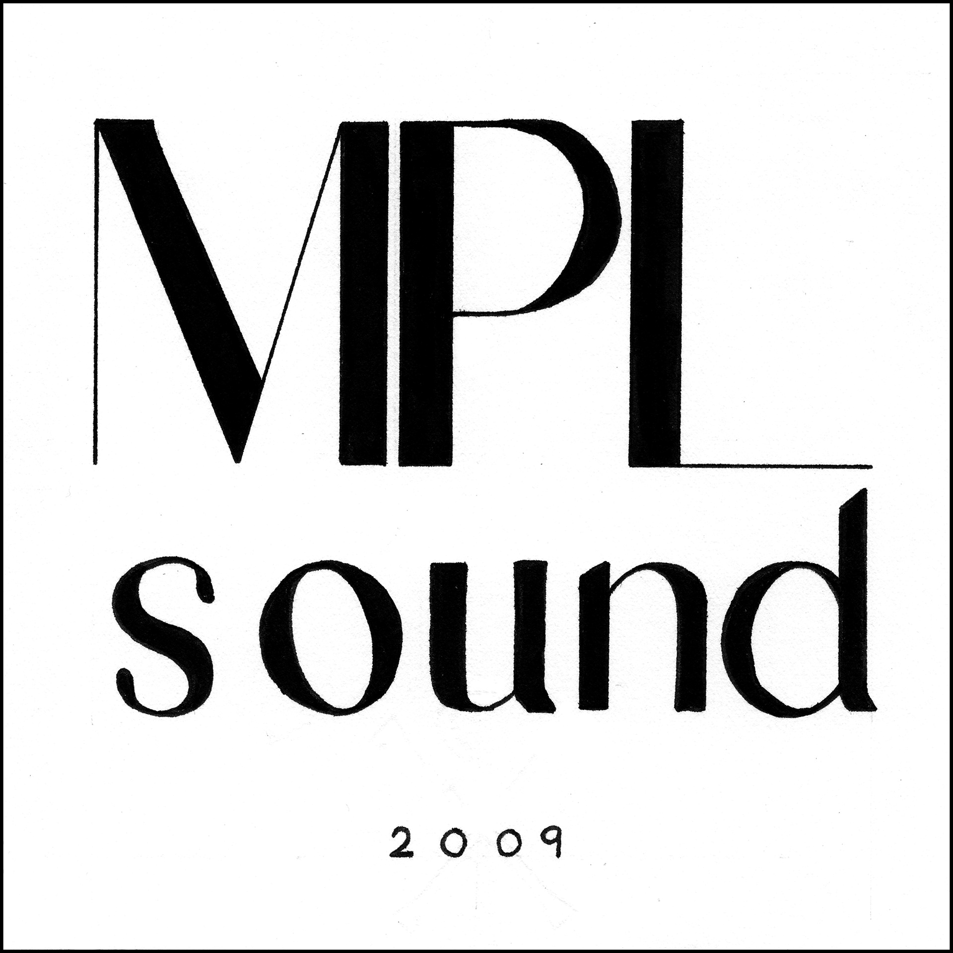 MPL Sound - 5"x5" - Ink on Paper