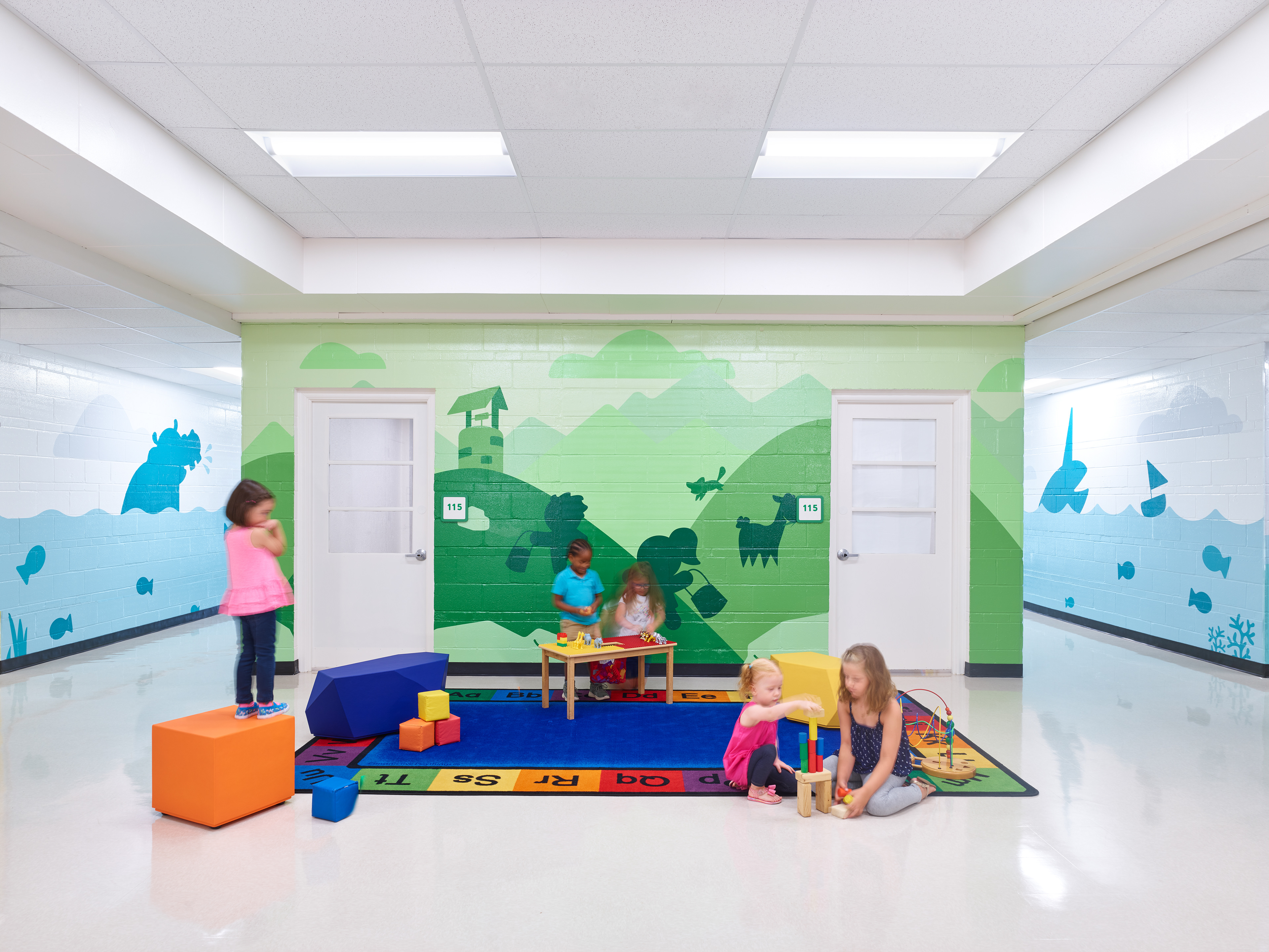 Wall Murals - Photos taken from Hollis + Miller website