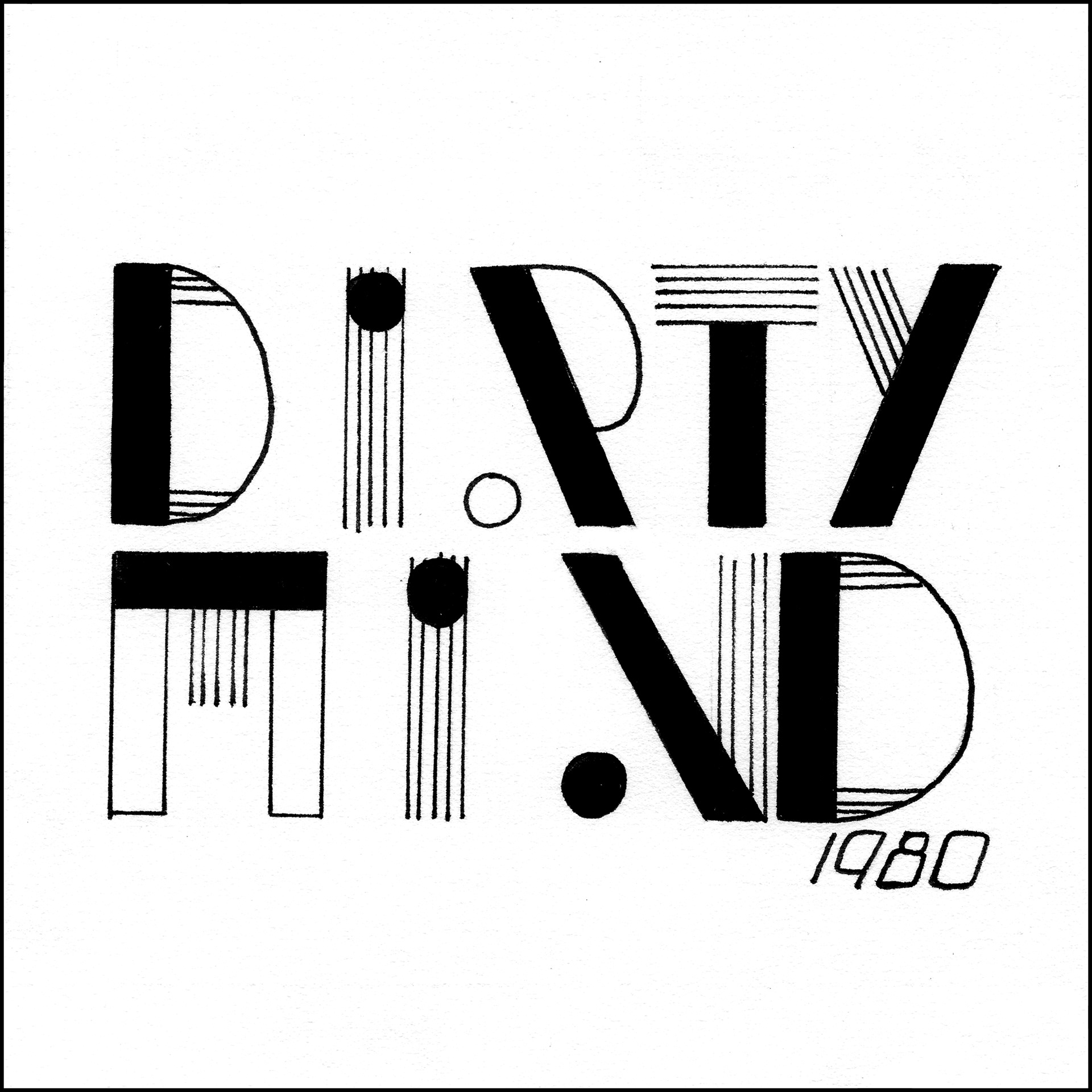 Dirty Mind - 5"x5" - Ink on Paper