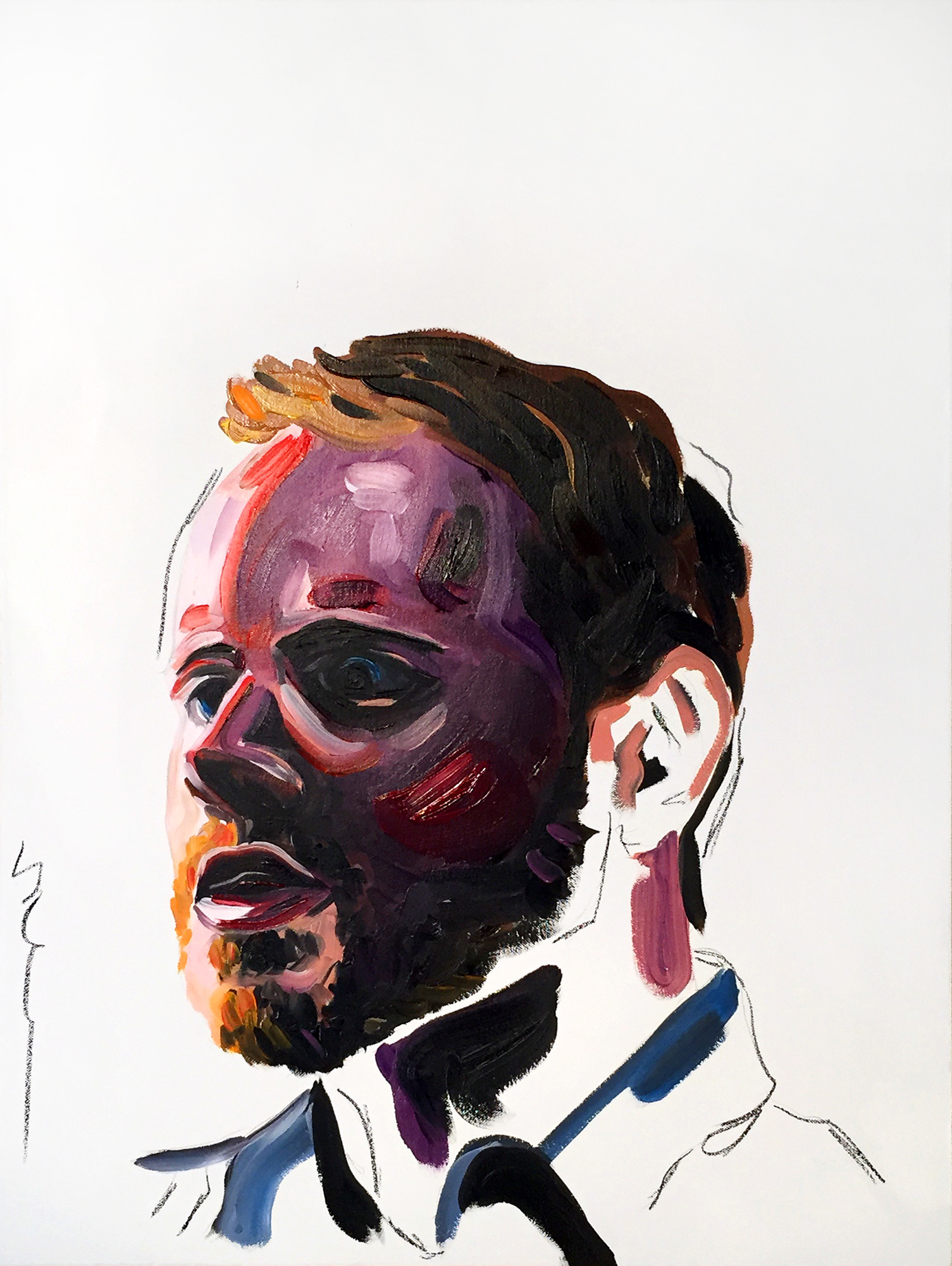 David - 15"x20" - Oil on Canvas