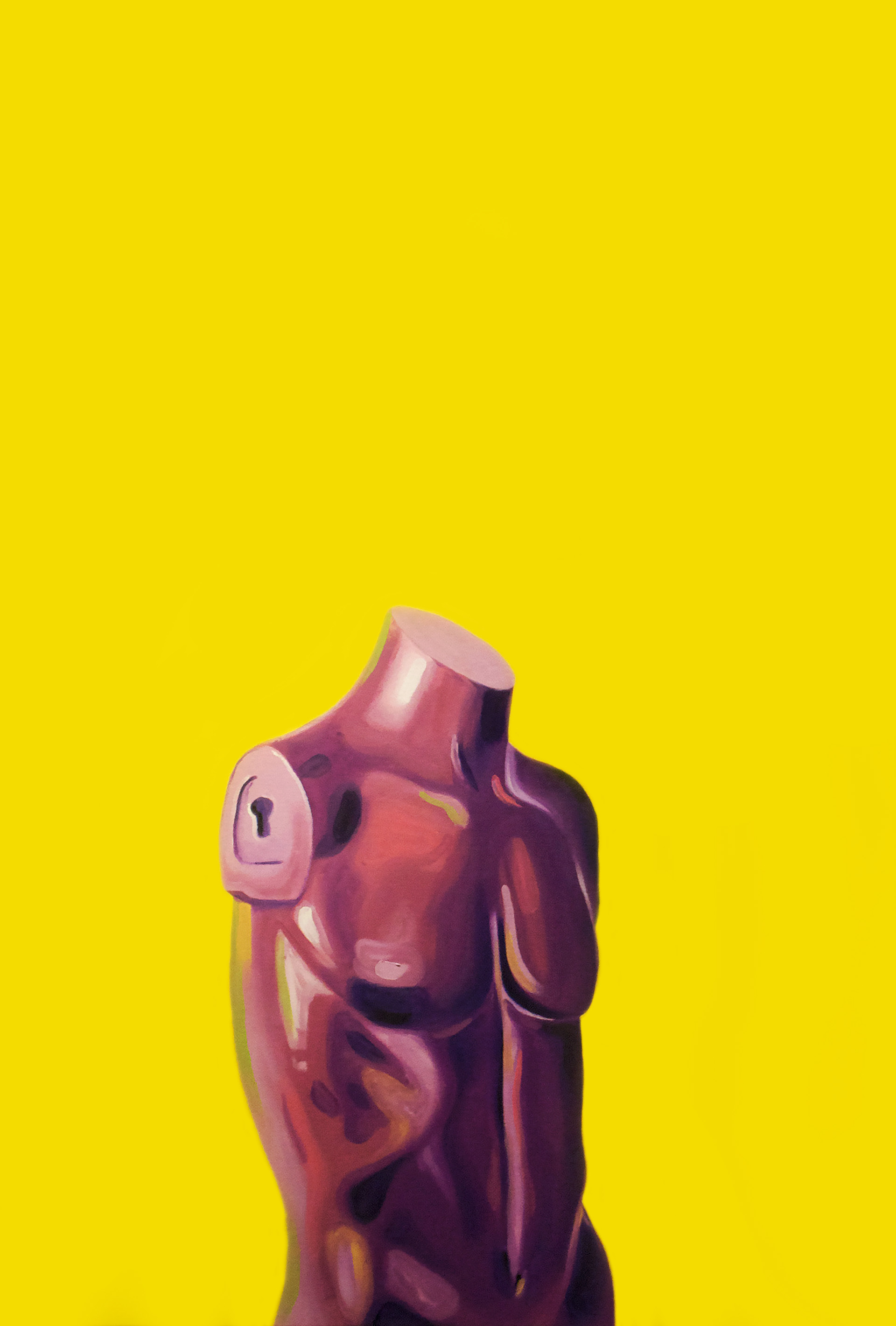 Mannaquin in Yellow - 24"x36" - Oil on Canvas - SOLD