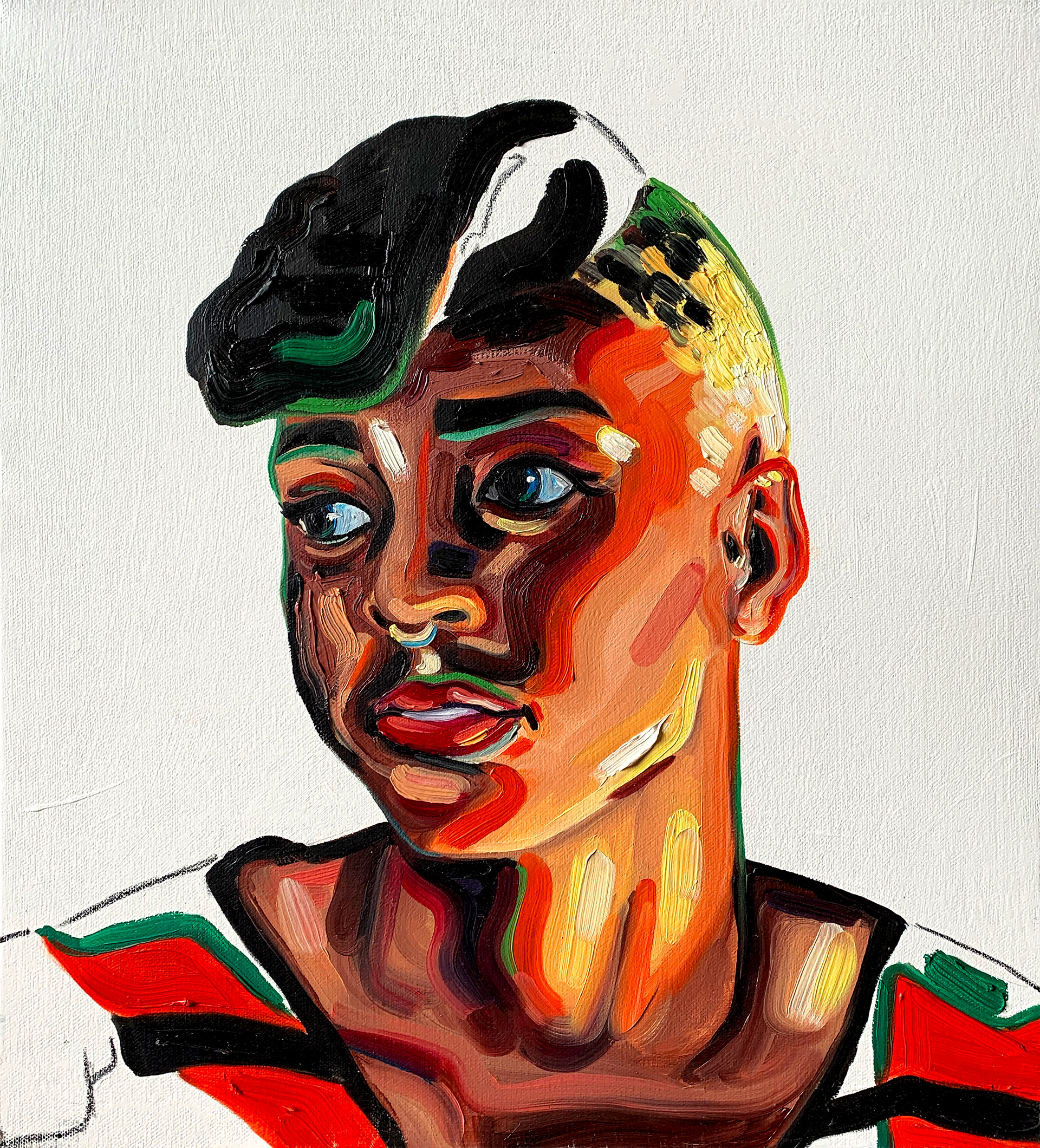 Ten - 15"x17" - Oil on Canvas