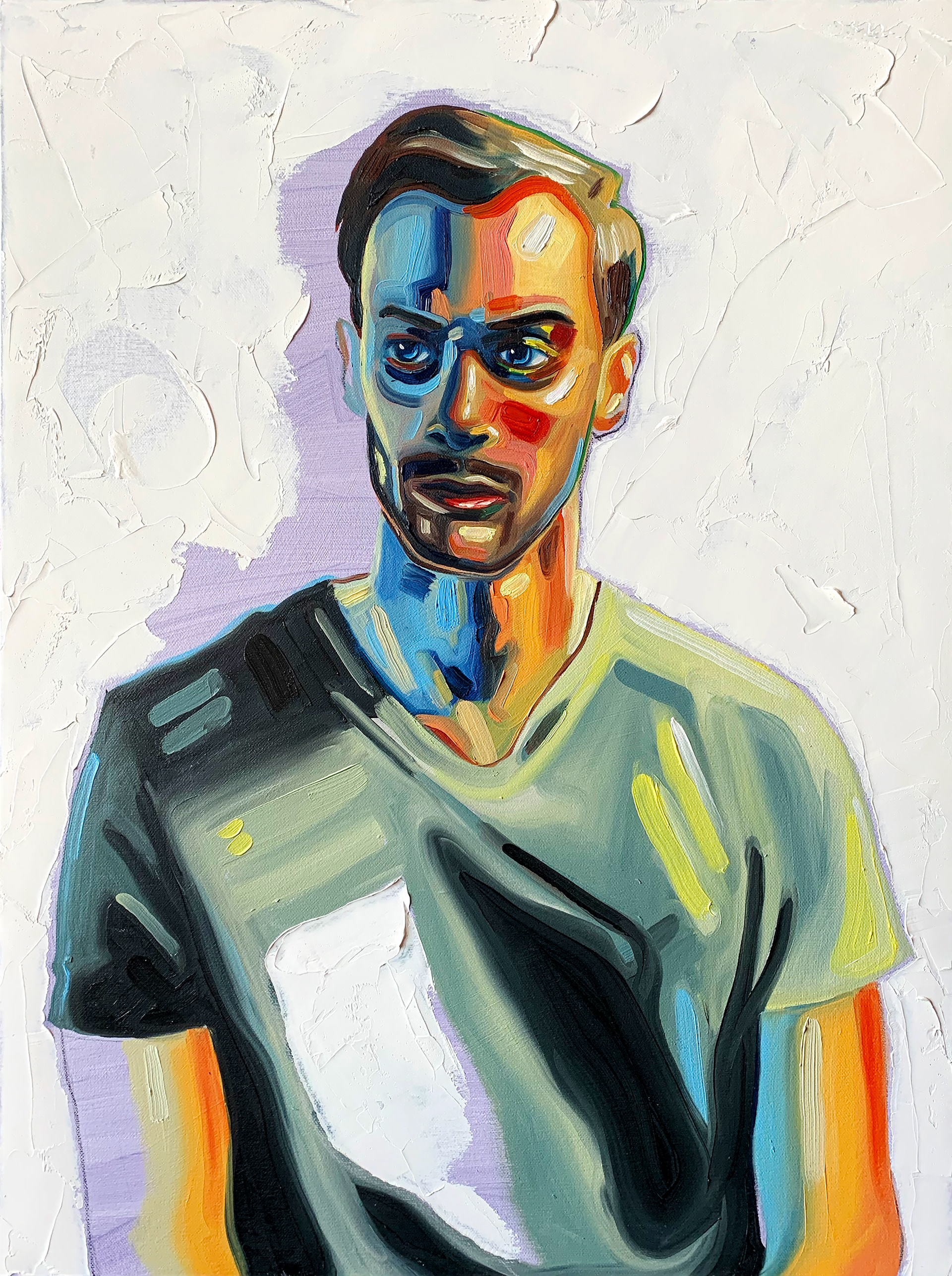 Sitting - 17"x24" - Oil on Canvas