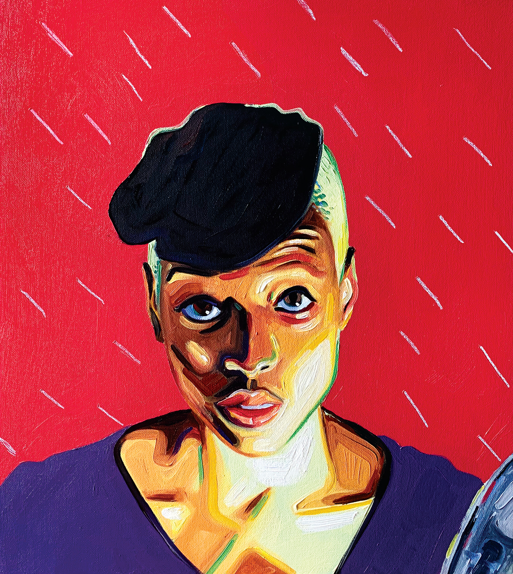 RedTen - 15"x17" - Oil on Canvas
