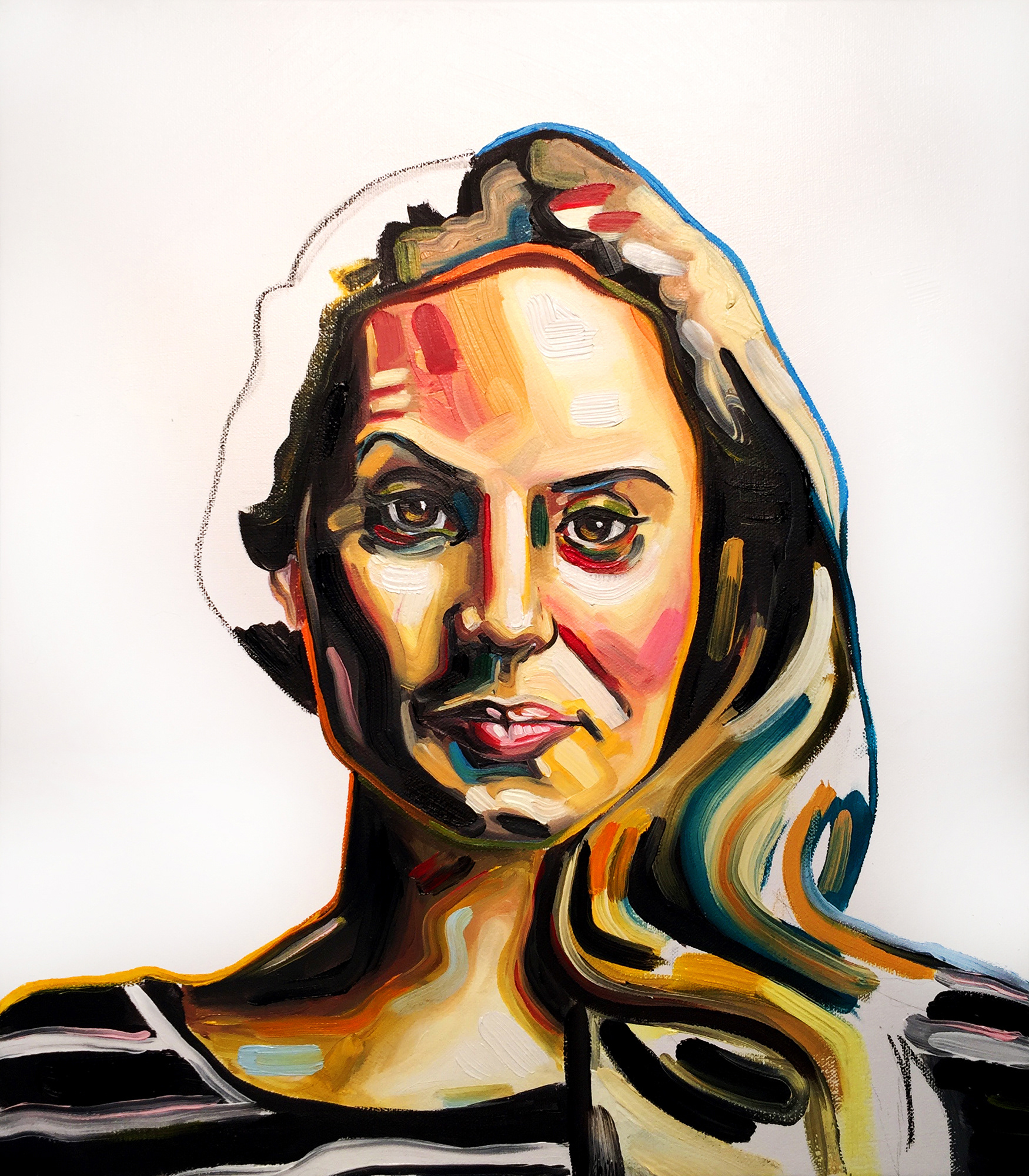 Brit - 15"x17" - Oil on Canvas