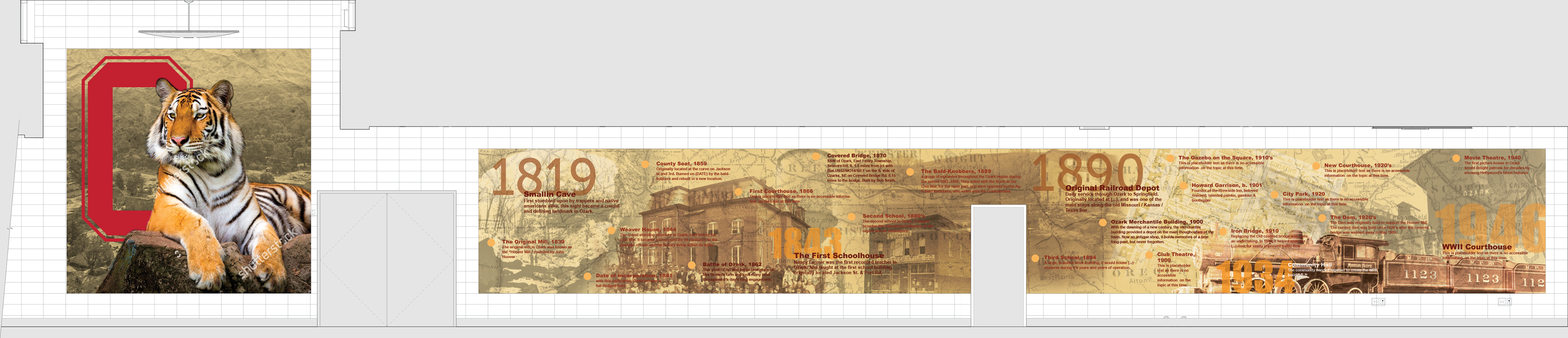 Wall Mural Layout
