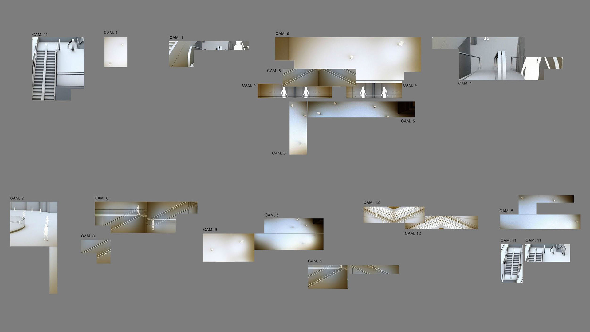Camera feed layout