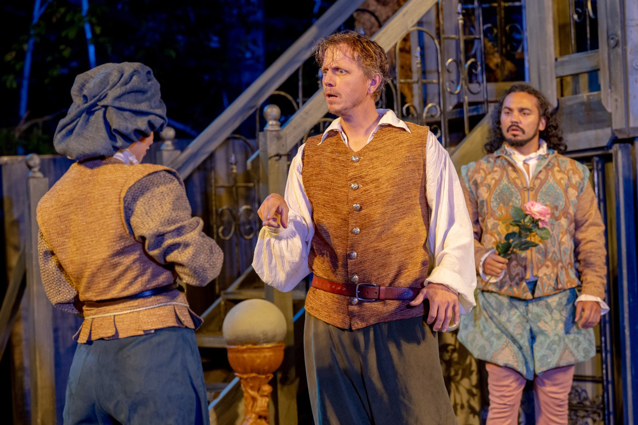 DOOR SHAKESPEARE 2025 Twelfth Night, directed by Scott McKenna Campbell  Photo by Heidi Hodges Photography #heidihodgespgotography   Costume Design: Mary Yaw McMullen Scenic / Props Design: Jody Sekas Lighting Design: Todd Mion Fights / Movement: Ryan Schabach Choreography: Molly Rhode Music: Scott McKenna Campbell Production Stage Manager: Nat Goeller  Assistant Stg. Mang.: Megan Cvijanovich  Dialect Coach: Susan Gosdick Intimacy Director: Amie Root Wardrobe Crew Lead: Jana Casey Crew: Tristyn Arndt Carpenter Ed DiMaio Master Electrician: David Foulds  CAST: Sierra Miguela Tune, Ryan Schabach, Gabe Rodriquez, Rachel J Jones, Becky Keeshin, Janyce Caraballo, Shaughn Aderhold, Jamey Feshold, Mark Corkins