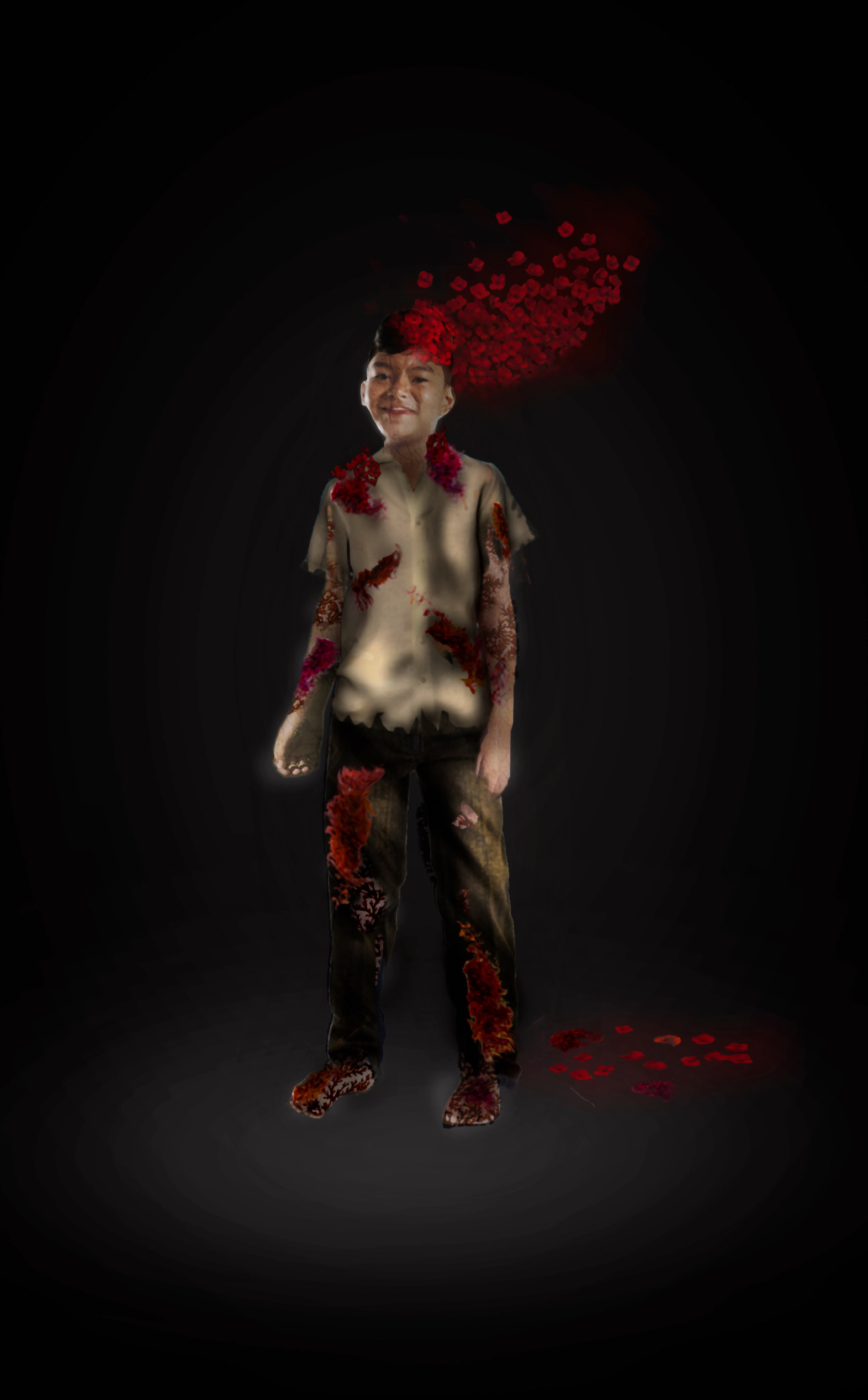SANTI, THE GHOST BOY - RENDERING (ADOBE PHOTOSHOP)