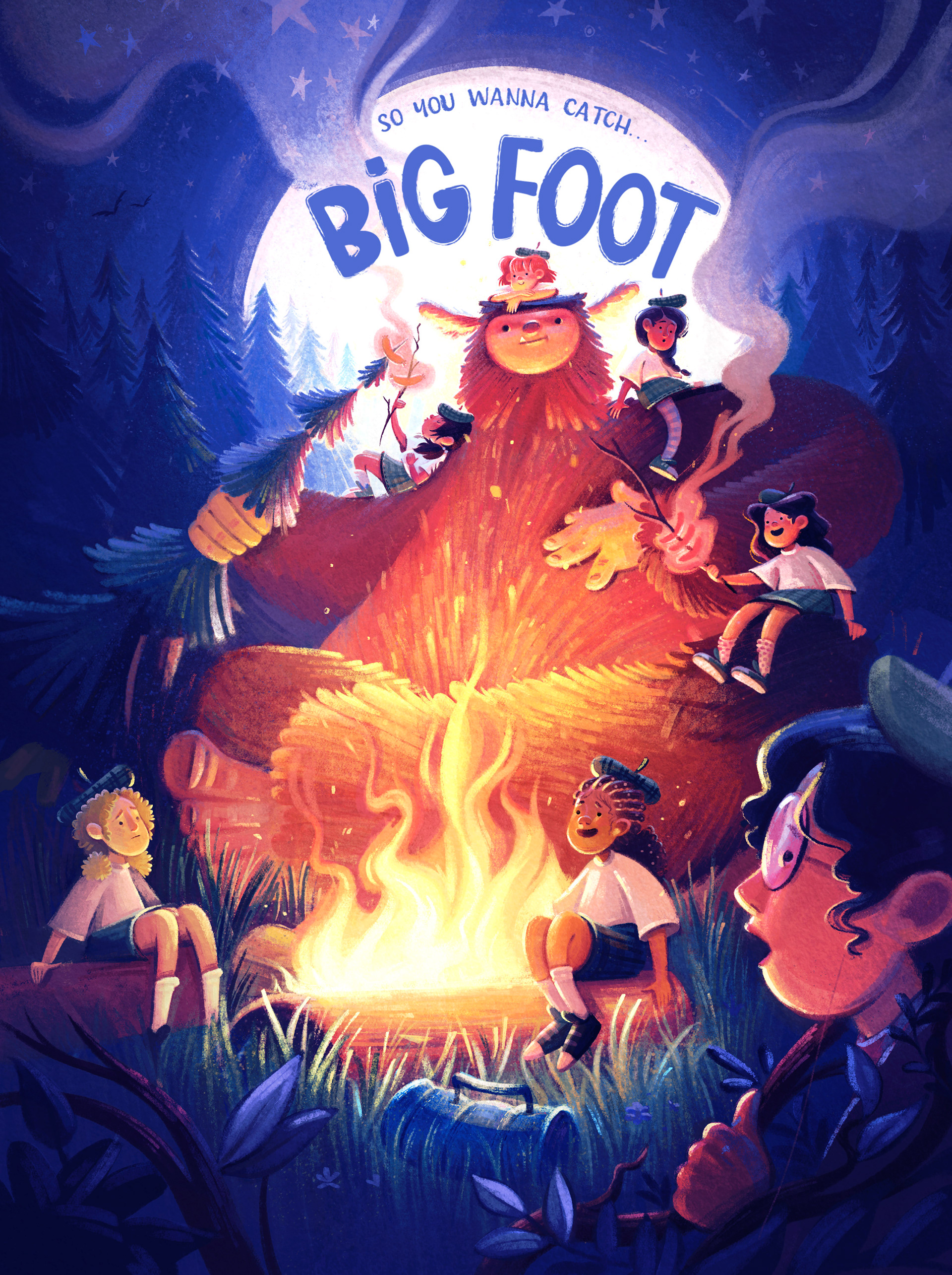 So You Wanna Catch Bigfoot?  ;  Procreate Spring 2026