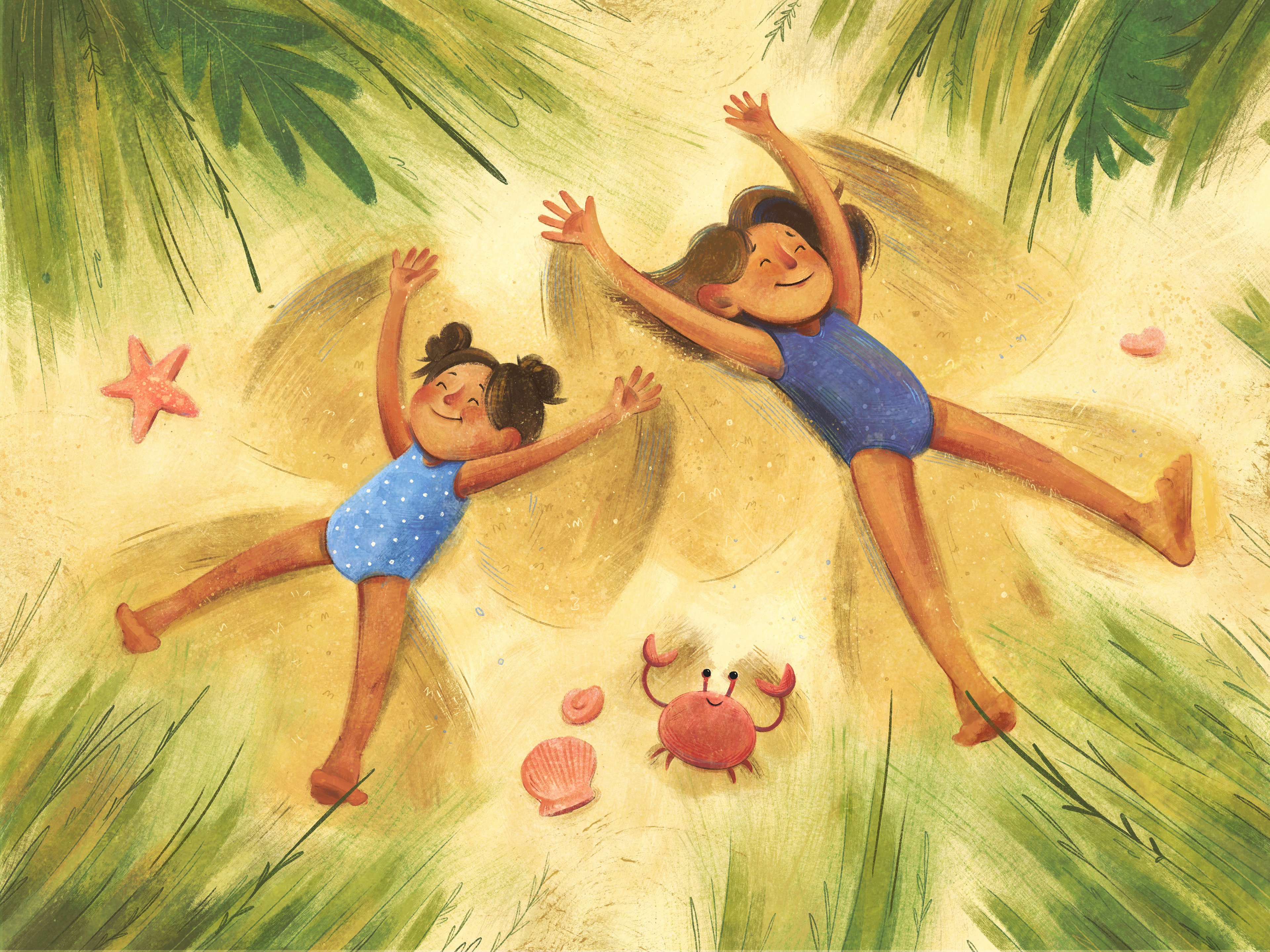 Sand Angel's ;  Procreate 2025