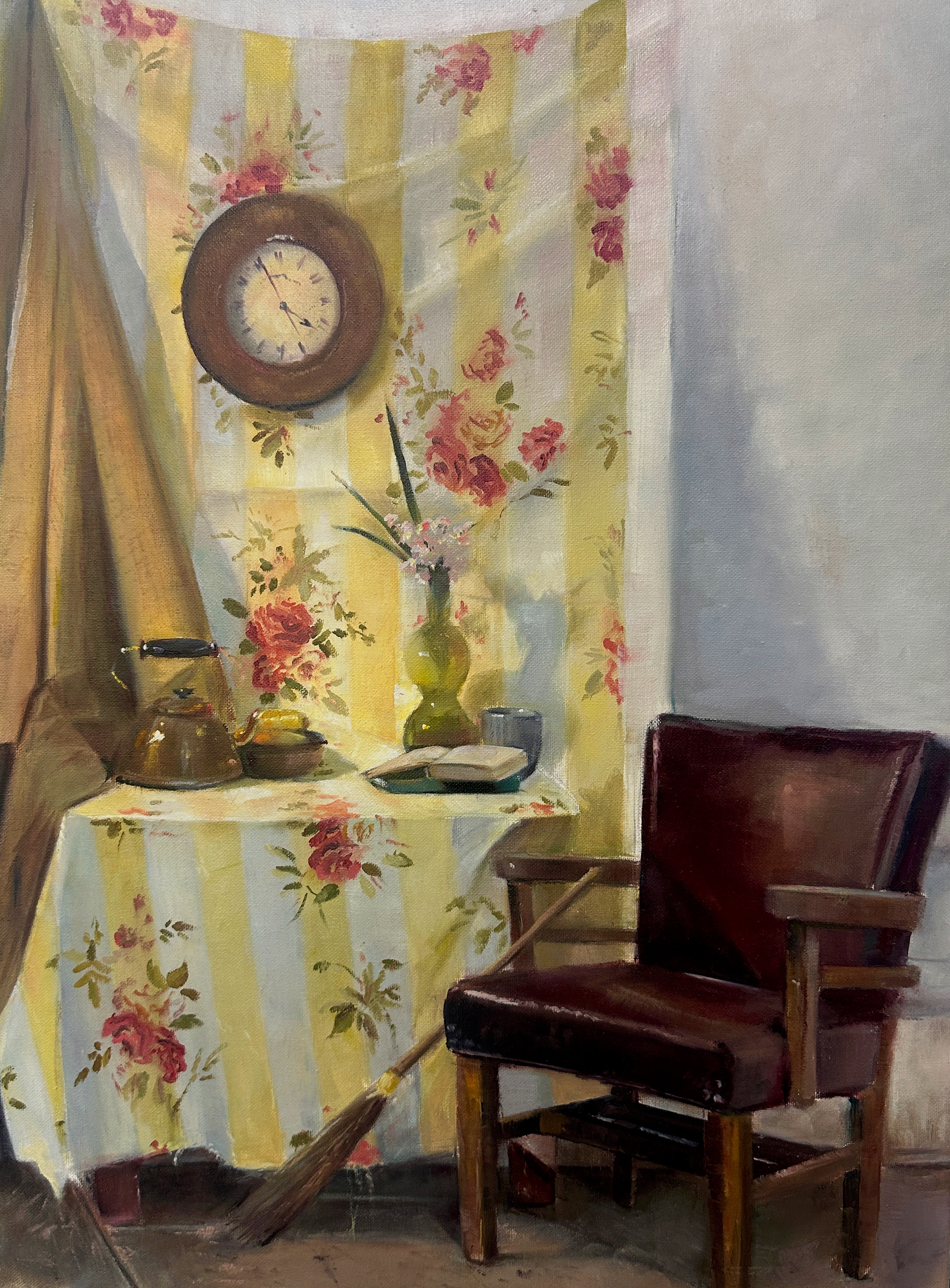 Still Life Interior ; Oil