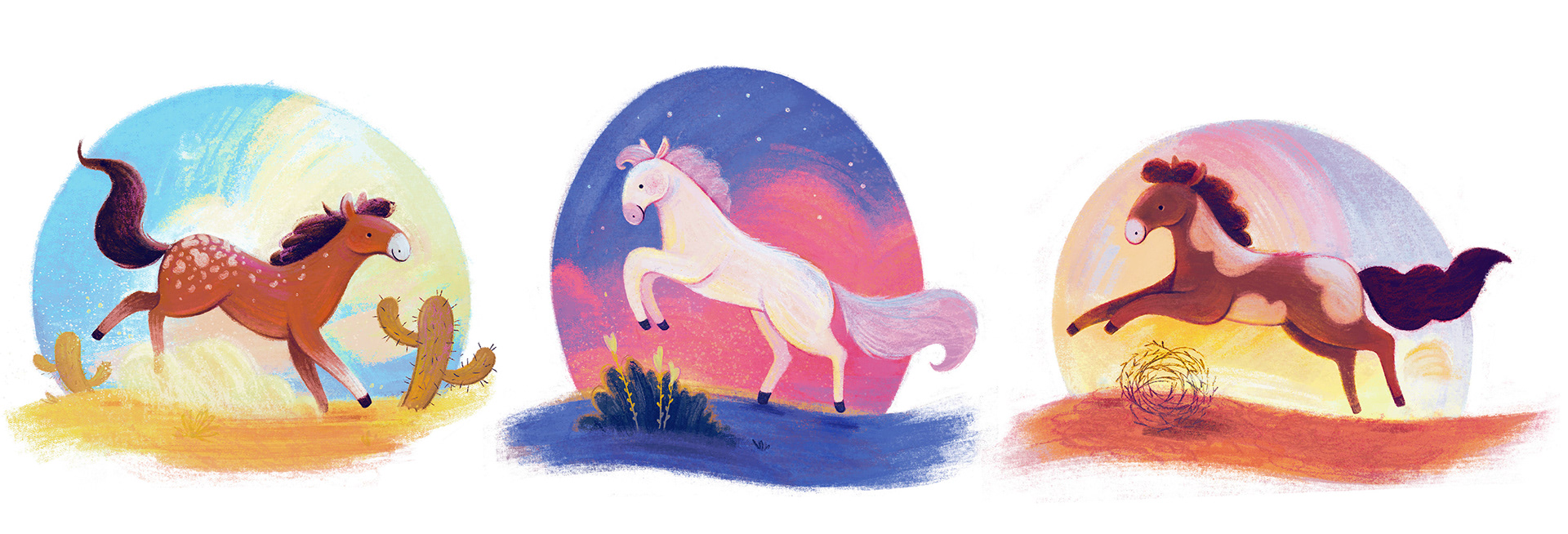 Horse Spot's ; Procreate 2025