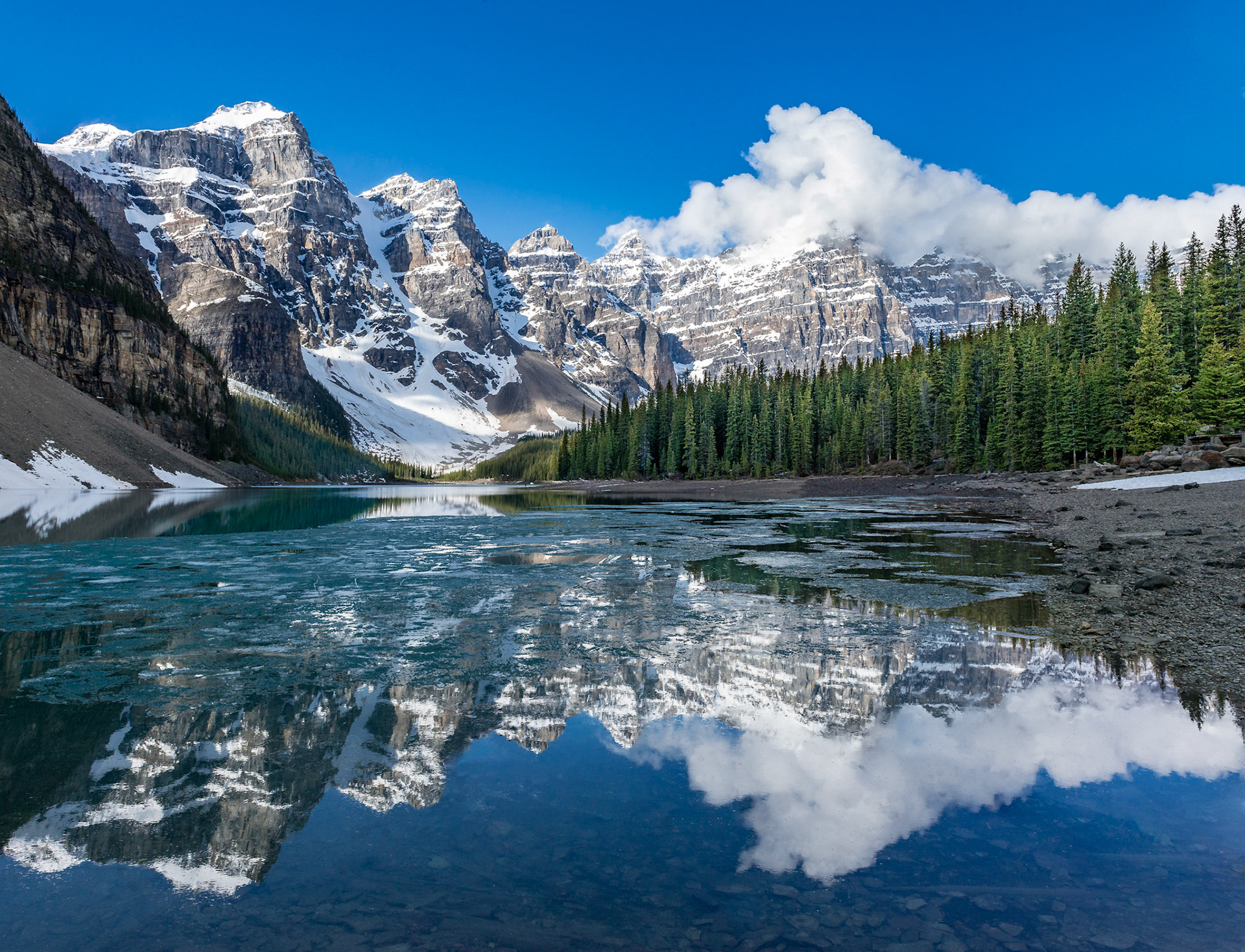 "Moraine Lake Morning", Banff National Park, 2014