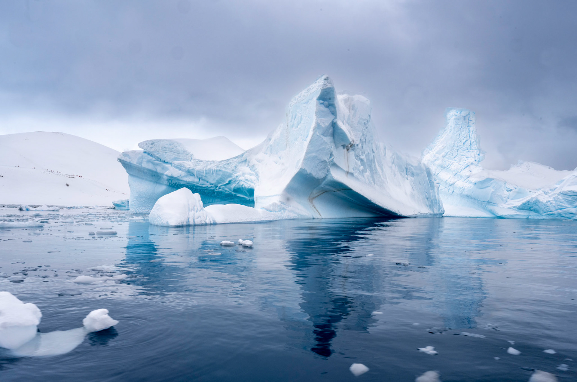 Ice sculpture, off Danco Island