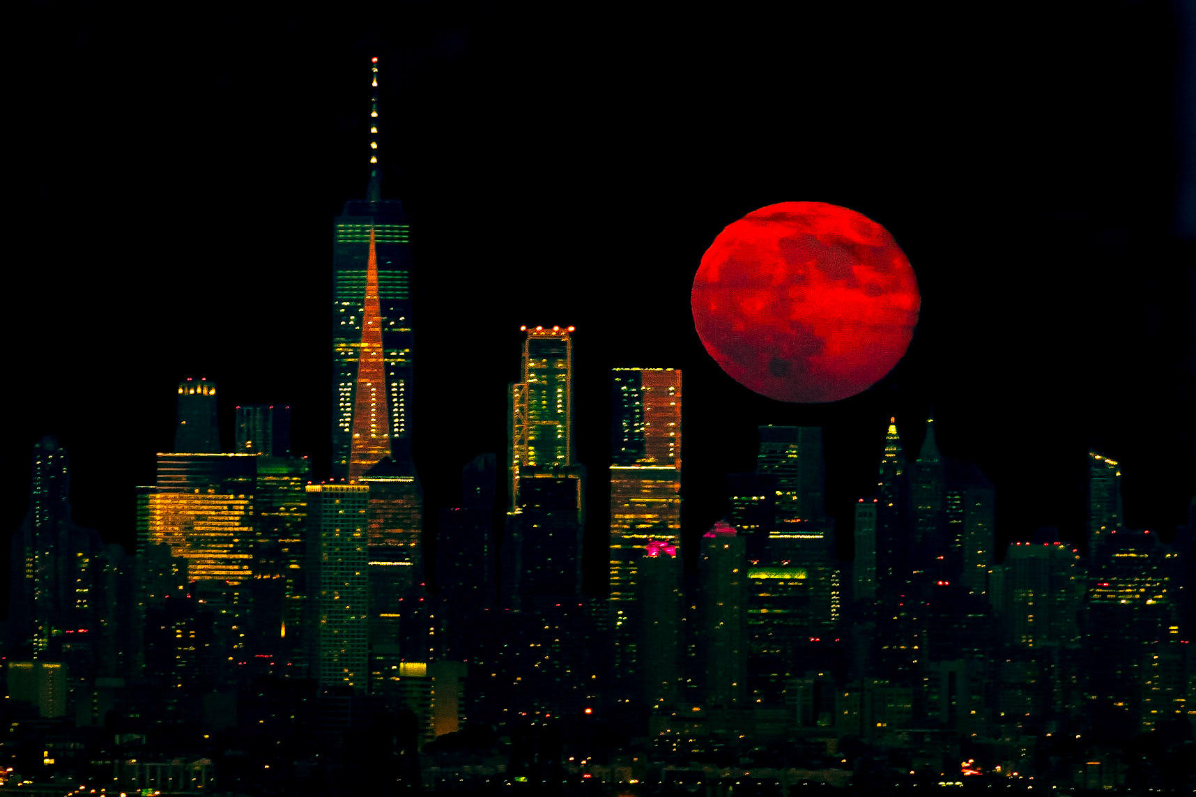 Moonrise Over Manhattan